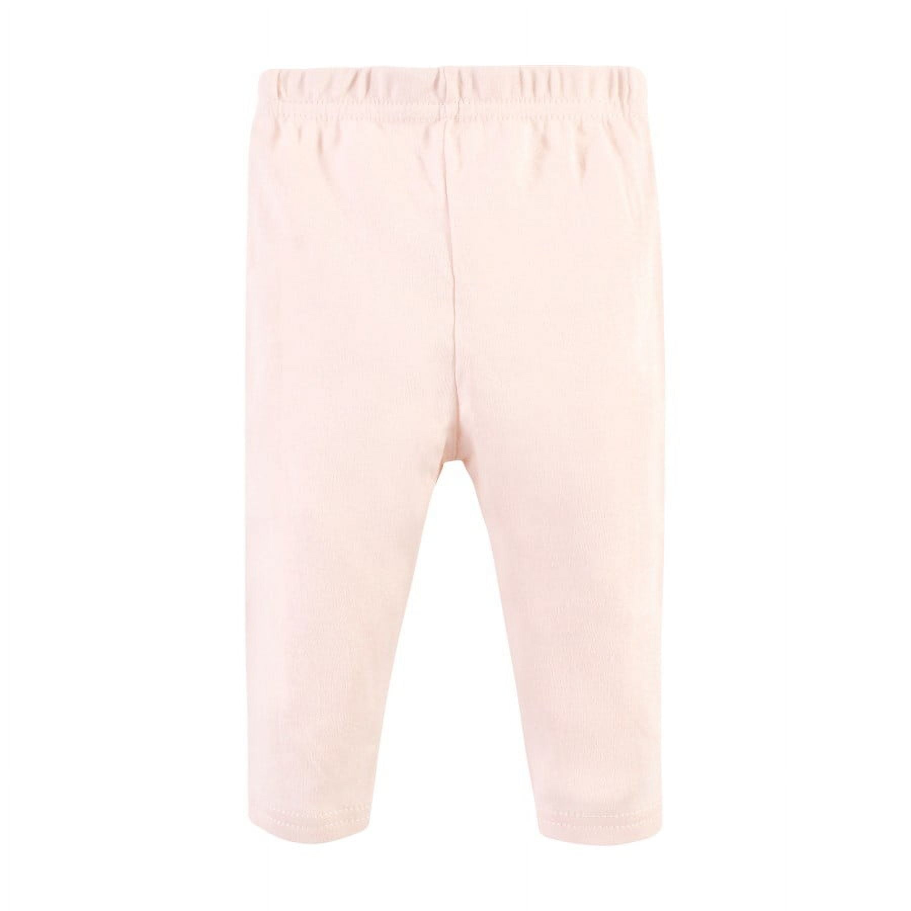 Hudson Baby Infant Girl Long-Sleeve Bodysuits and Pants, Soft Painted Floral Long-Sleeve, Newborn