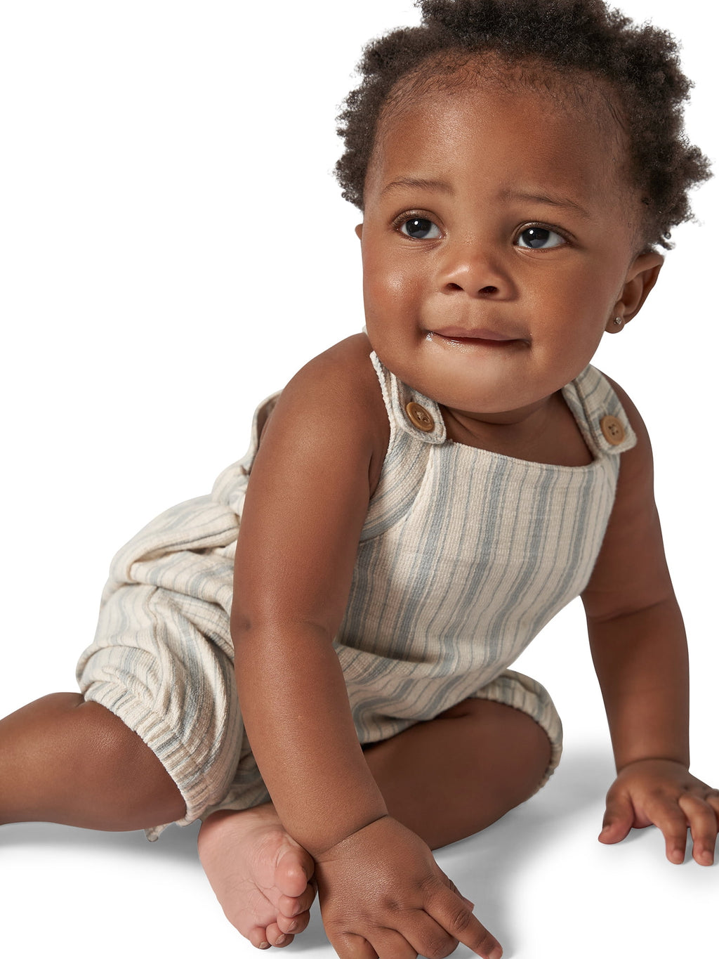 Modern Moments by Gerber Baby Boy Sleeveless Romper, Sizes 0/3 Months - 24 Months