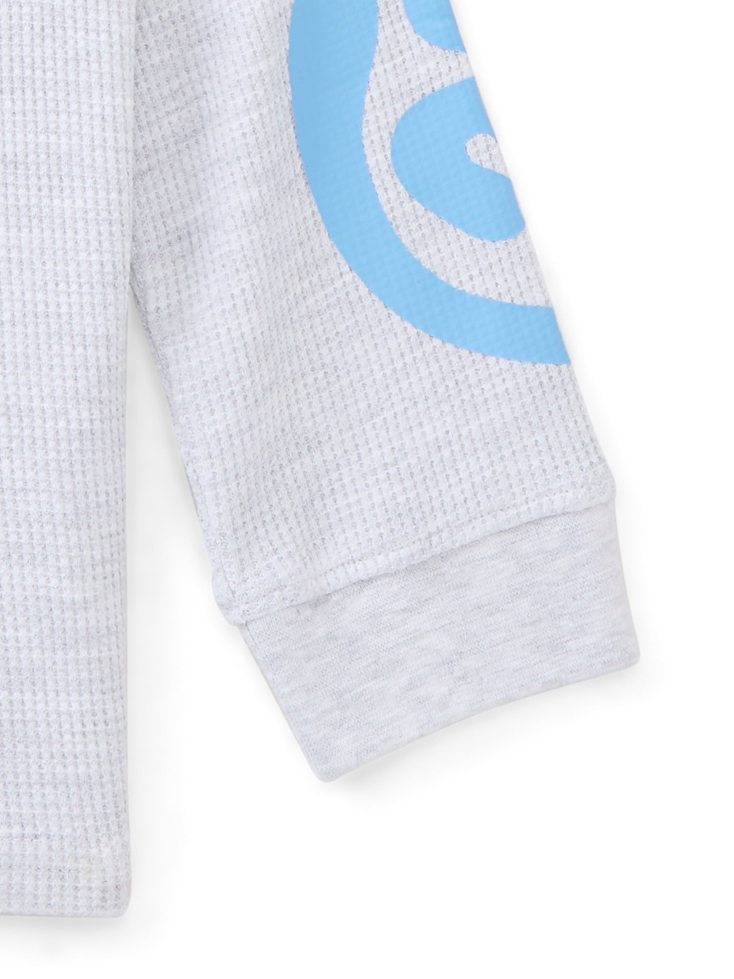 Bluey Toddler Boys Holiday Thermal Henley Shirt with Long Sleeves, Sizes 12M-5T