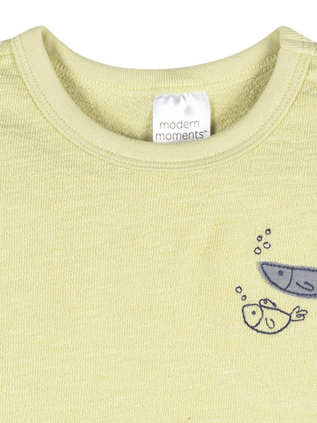 Modern Moment by Gerber Baby Boy Organic Short Sleeve Top, Sizes 0/3 Months - 24 Months