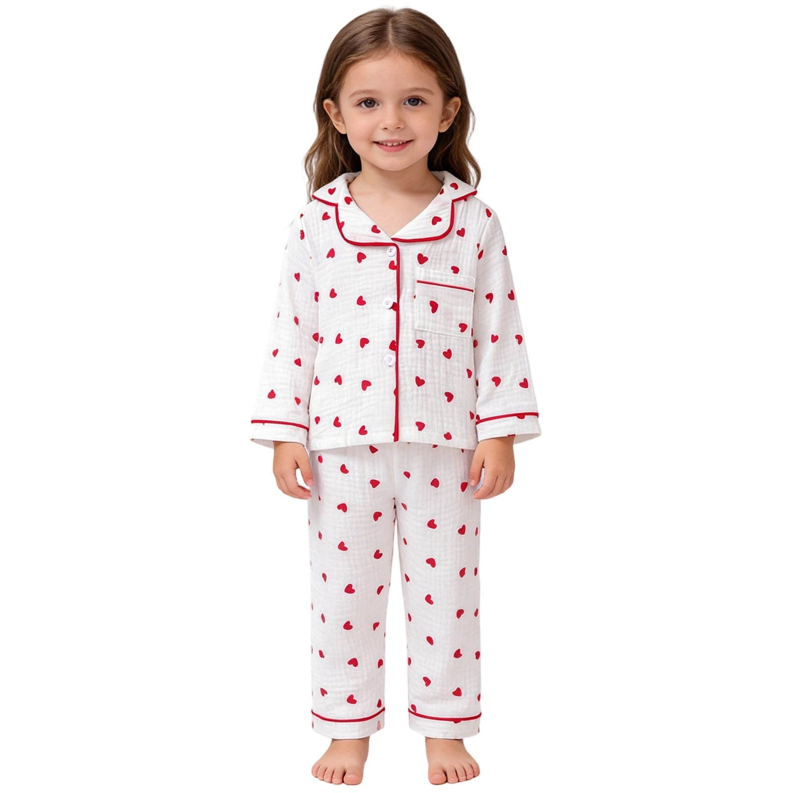 Landzoo One Boys Outfits & Sets 3 Piece Pajama Set Comfortable Round Neck Shorts Pants Wear For Kids Toddler Boys Daily Home Casual Wear Cute Cozy Children Dailywear 13-14 Years