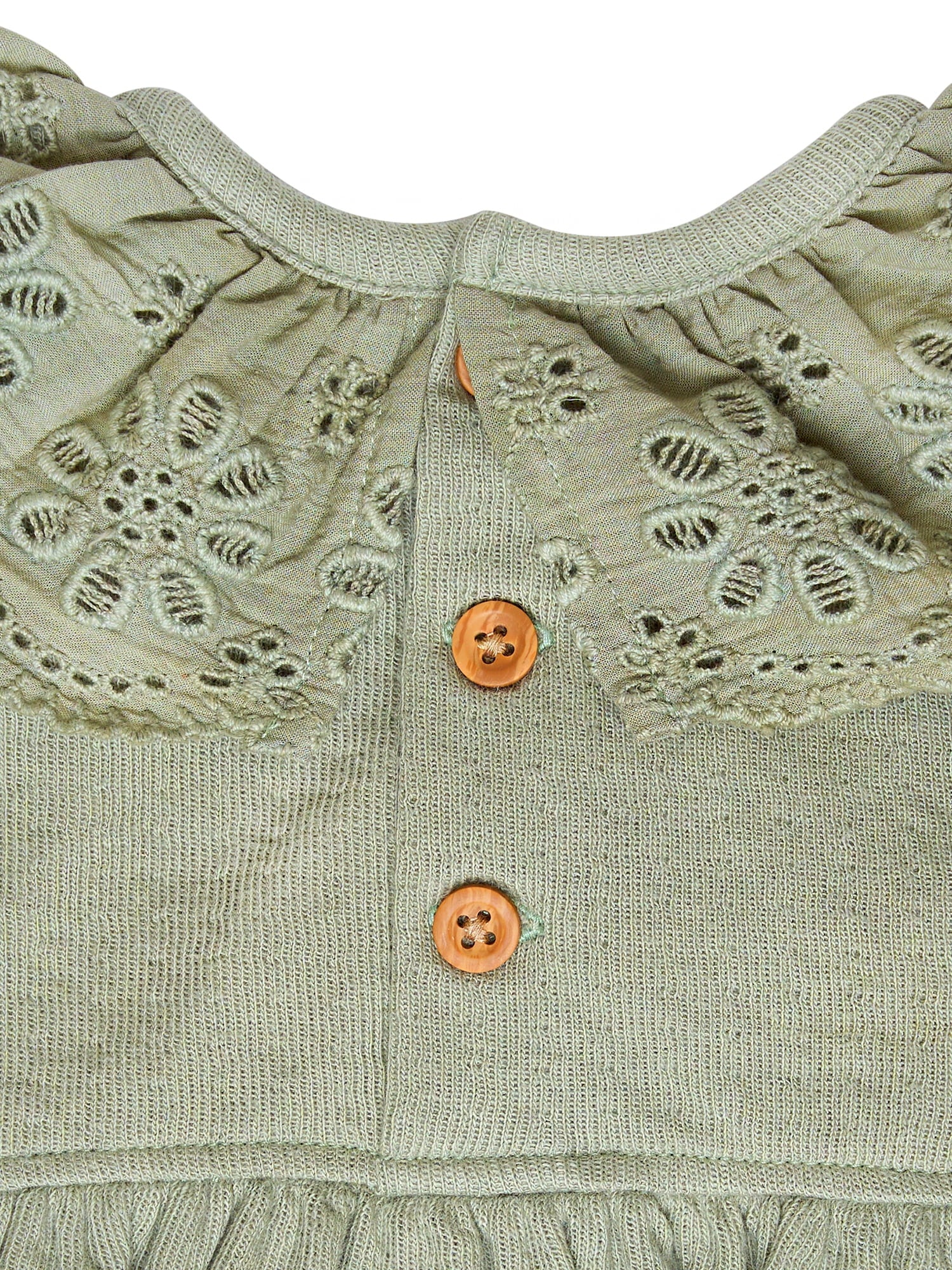 Modern Moments by Gerber Baby Girl Cotton Ruffle Novelty Lace Bubble Romper, Sizes 0/3 Months - 24 Months