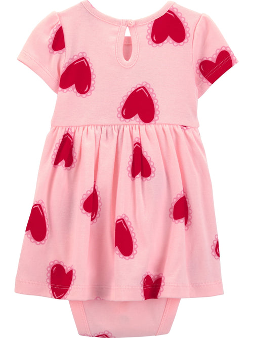 Carter's Child of Mine Baby Girl Valentine's Dress Set, 2-Piece, Sizes Newborn-24 Months