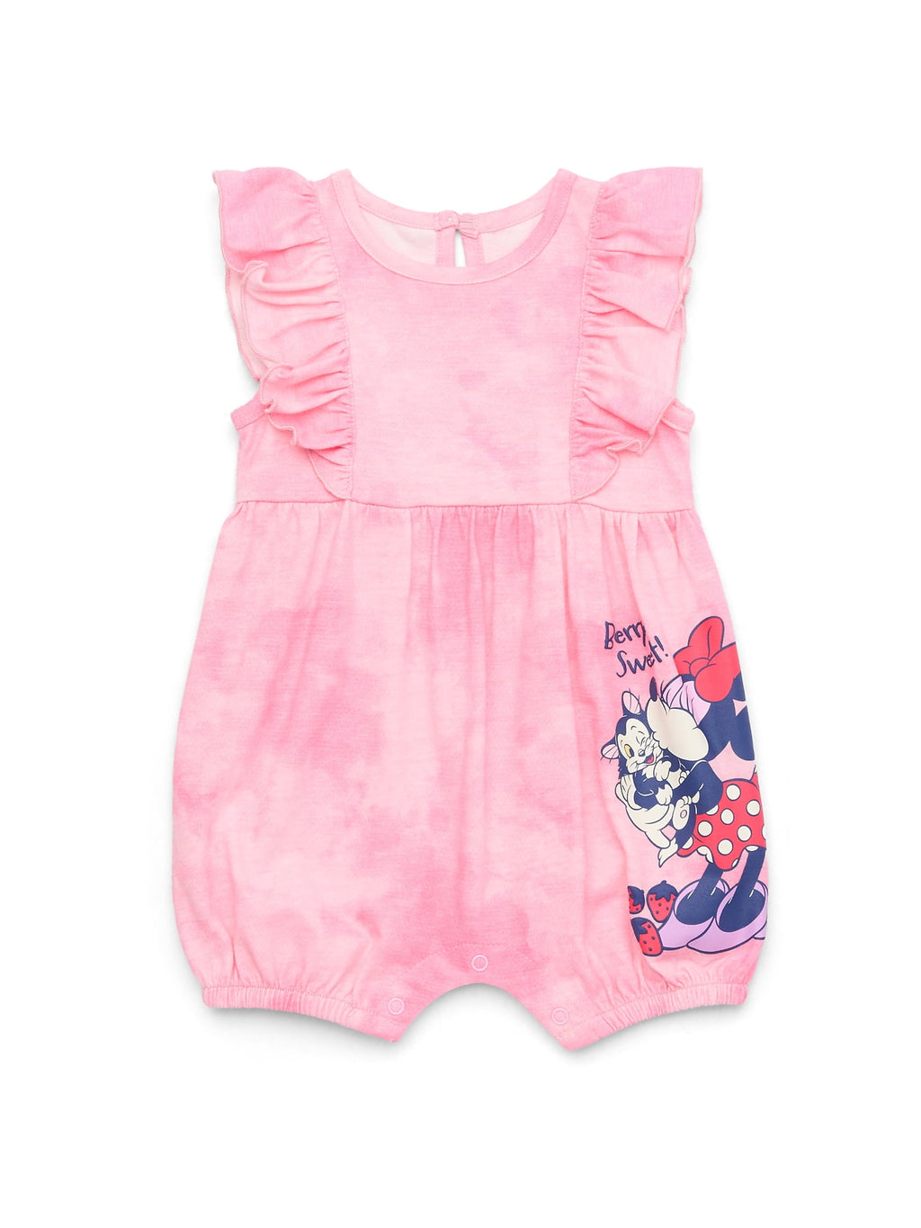 Minnie Mouse Baby Girls Romper Set, 2-Pack, Sizes 0-24 Months