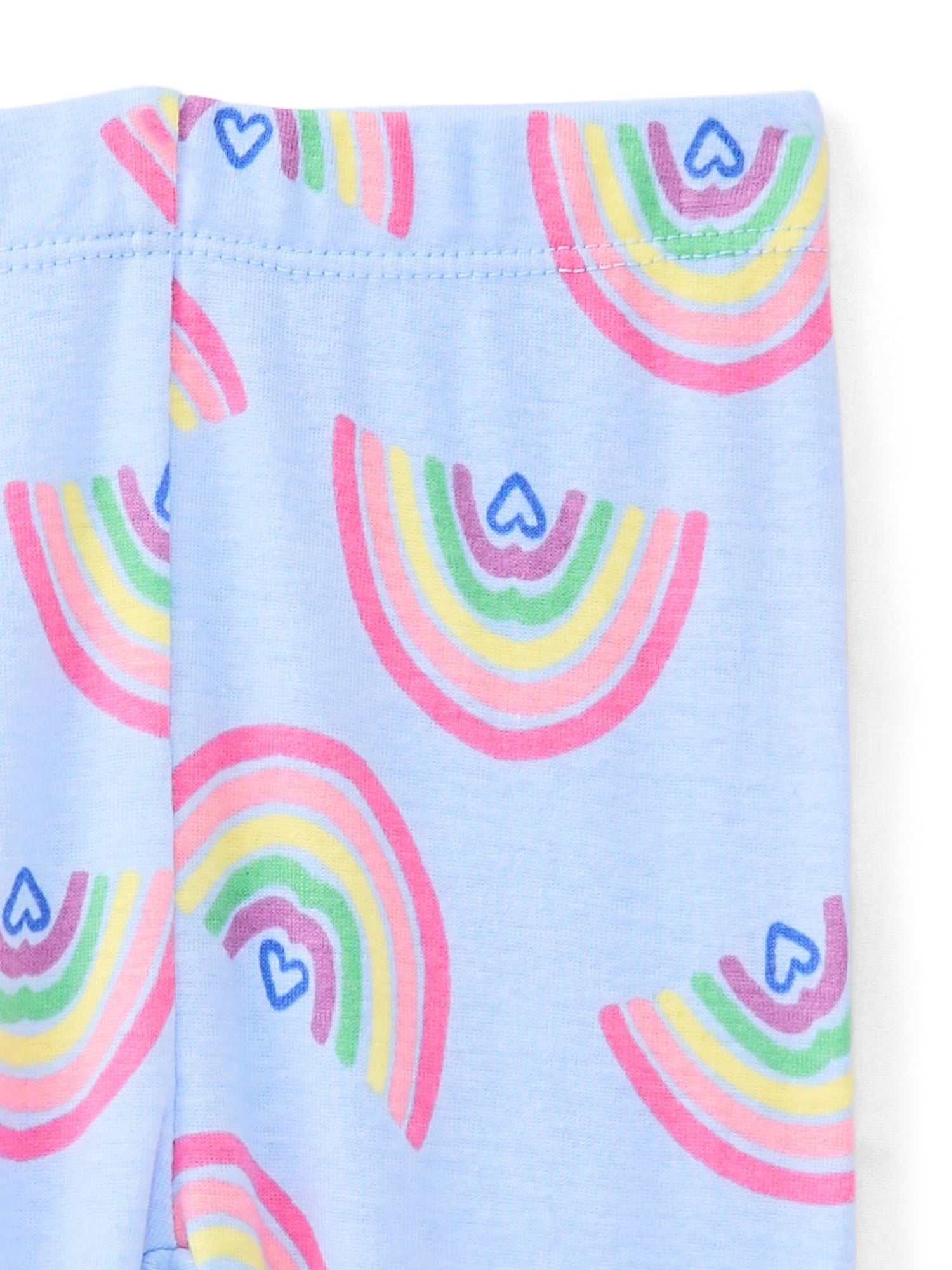 Wonder Nation Toddler Boys or Girls Snug-Fit Cotton Long-Sleeve Top and Pants Pajama Set, 2-Piece, Sizes 12M-5T