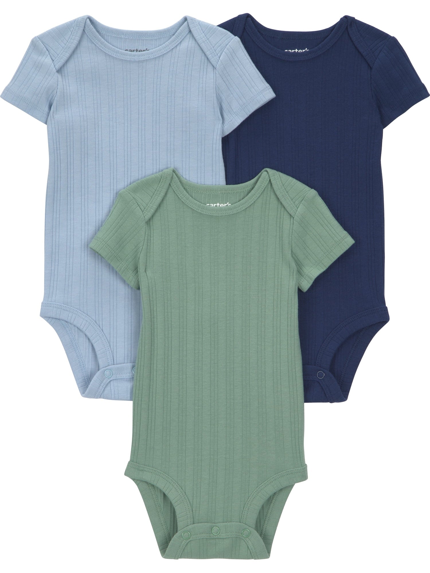 Carter's Child of Mine Baby Bodysuits, 3-Pack, Sizes Preemie-24 Months