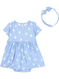 Carter's Child of Mine Baby Girl ComfySoft Dress Set, 2-Piece Sizes Preemie-6/9 Months