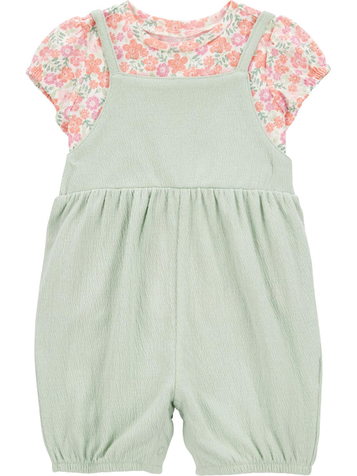 Carter's Child of Mine Baby Girl Romper, 2-Piece, Sizes 0/3-24 Months