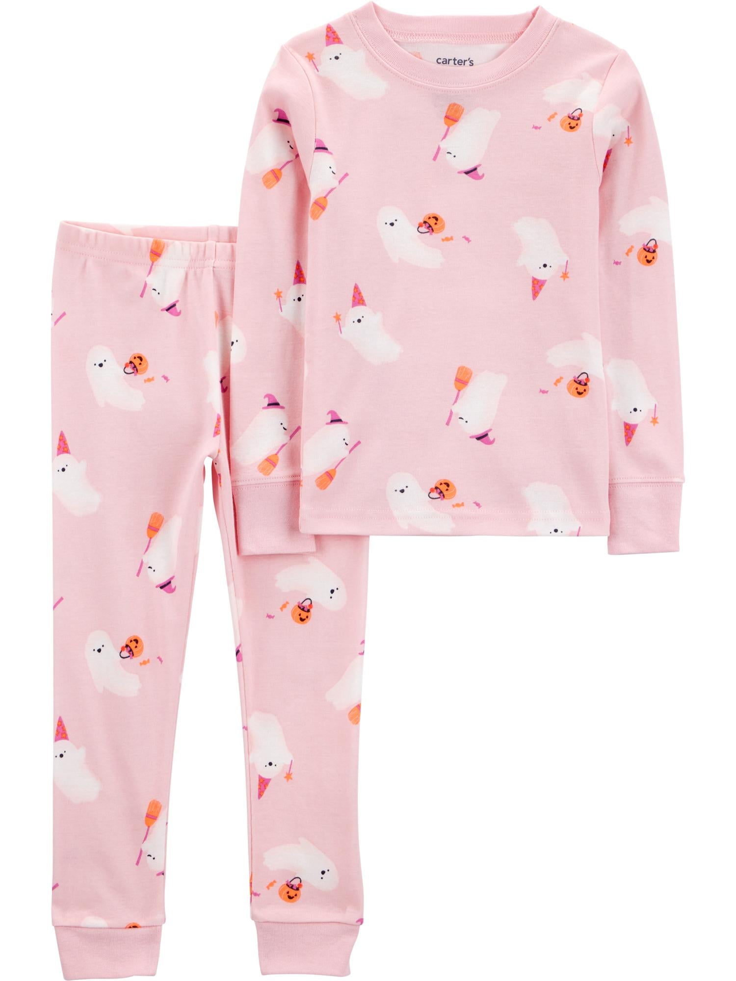 Carter's Child of Mine Toddler Boys or Girls Long Sleeve Top and Pants Pajama Set, 2-Piece, Sizes 12M-5T