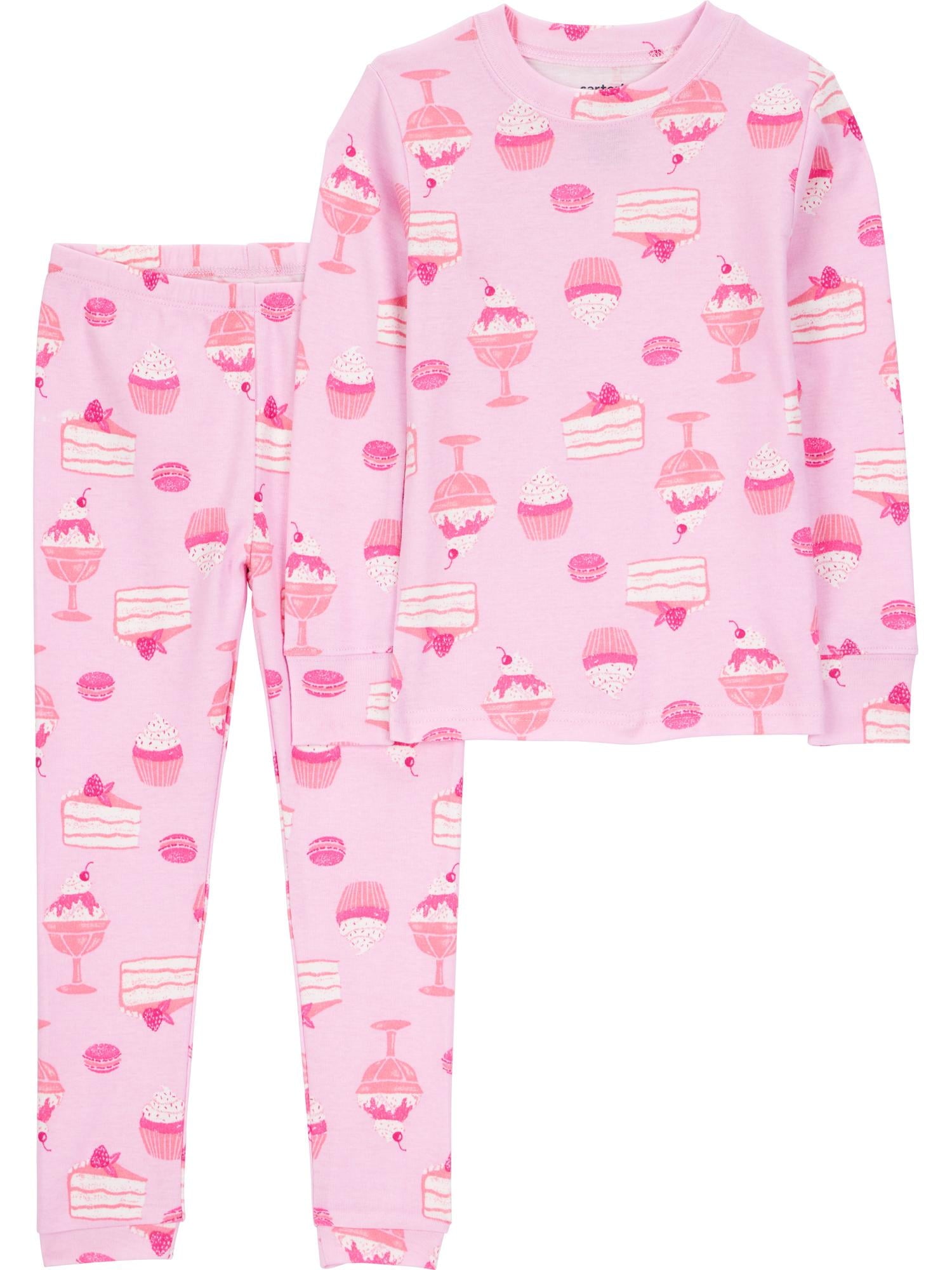 Carter's Child of Mine Toddler Boys or Girls Long Sleeve Top and Pants Pajama Set, 2-Piece, Sizes 12M-5T