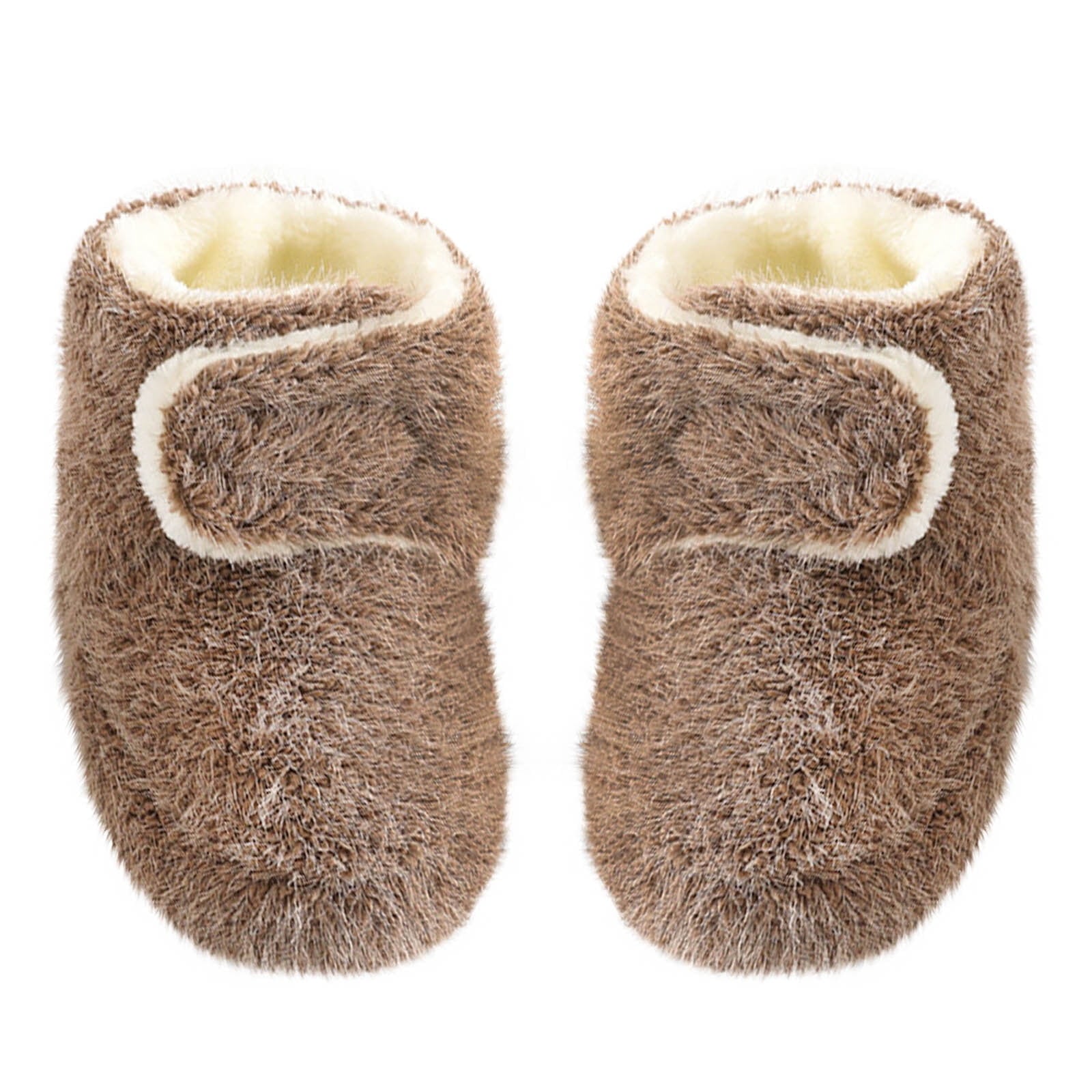 FAIWAD Baby Infants Girls Boys Fleece Warm Sock Shoes Toddlers Solid Color Winter House Slipper Shoes