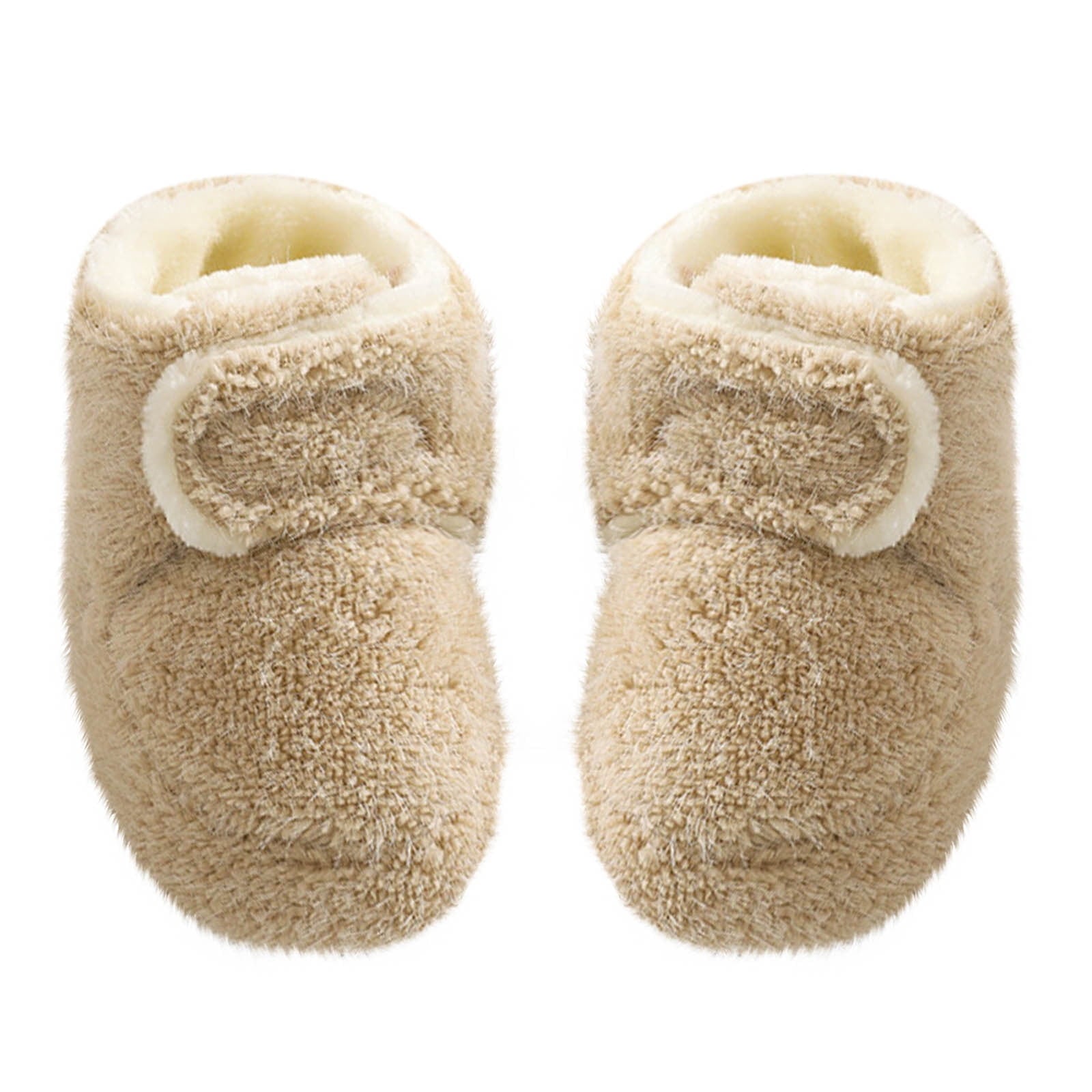 FAIWAD Baby Infants Girls Boys Fleece Warm Sock Shoes Toddlers Solid Color Winter House Slipper Shoes