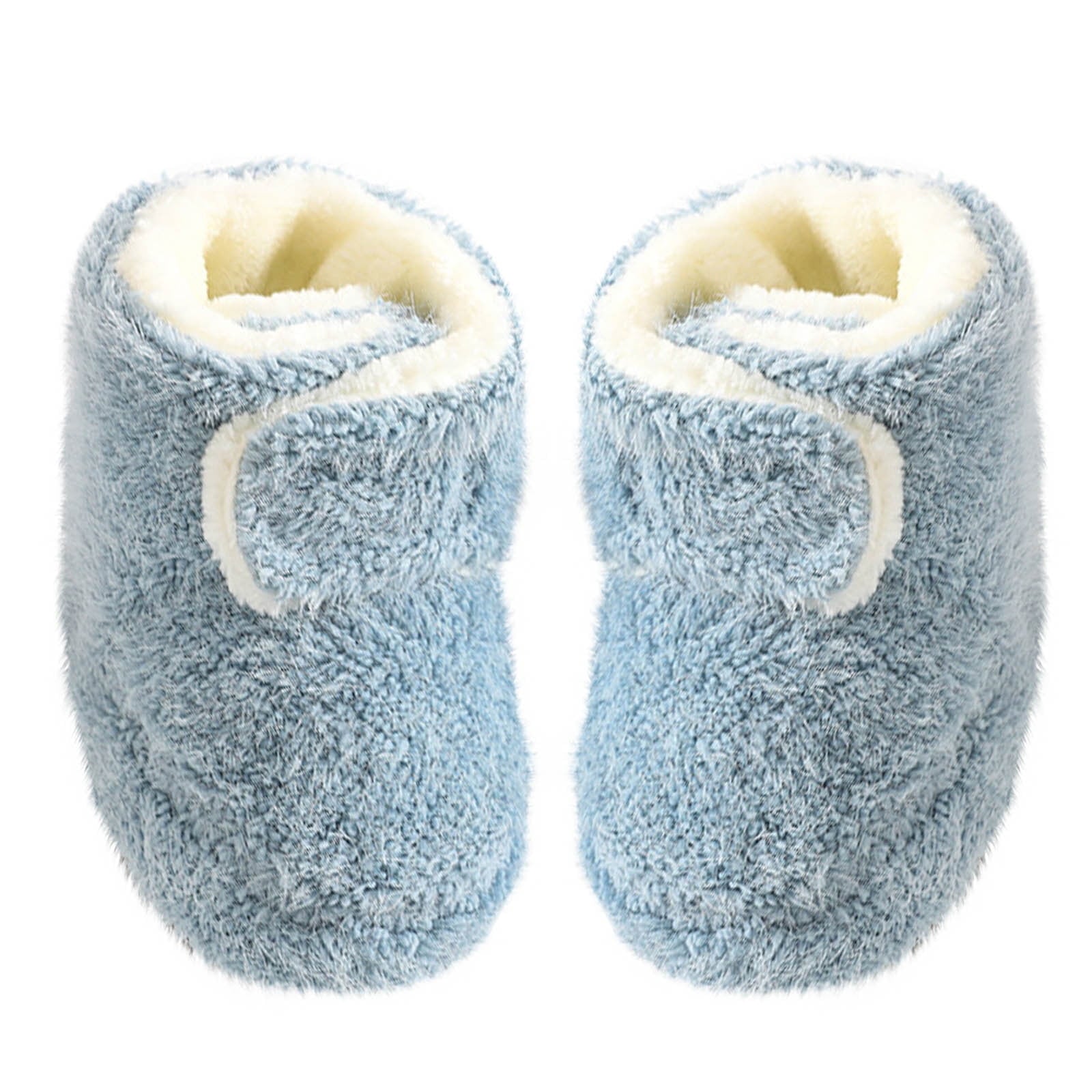 FAIWAD Baby Infants Girls Boys Fleece Warm Sock Shoes Toddlers Solid Color Winter House Slipper Shoes
