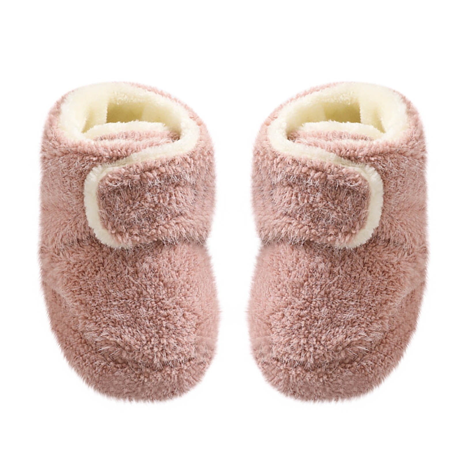 FAIWAD Baby Infants Girls Boys Fleece Warm Sock Shoes Toddlers Solid Color Winter House Slipper Shoes