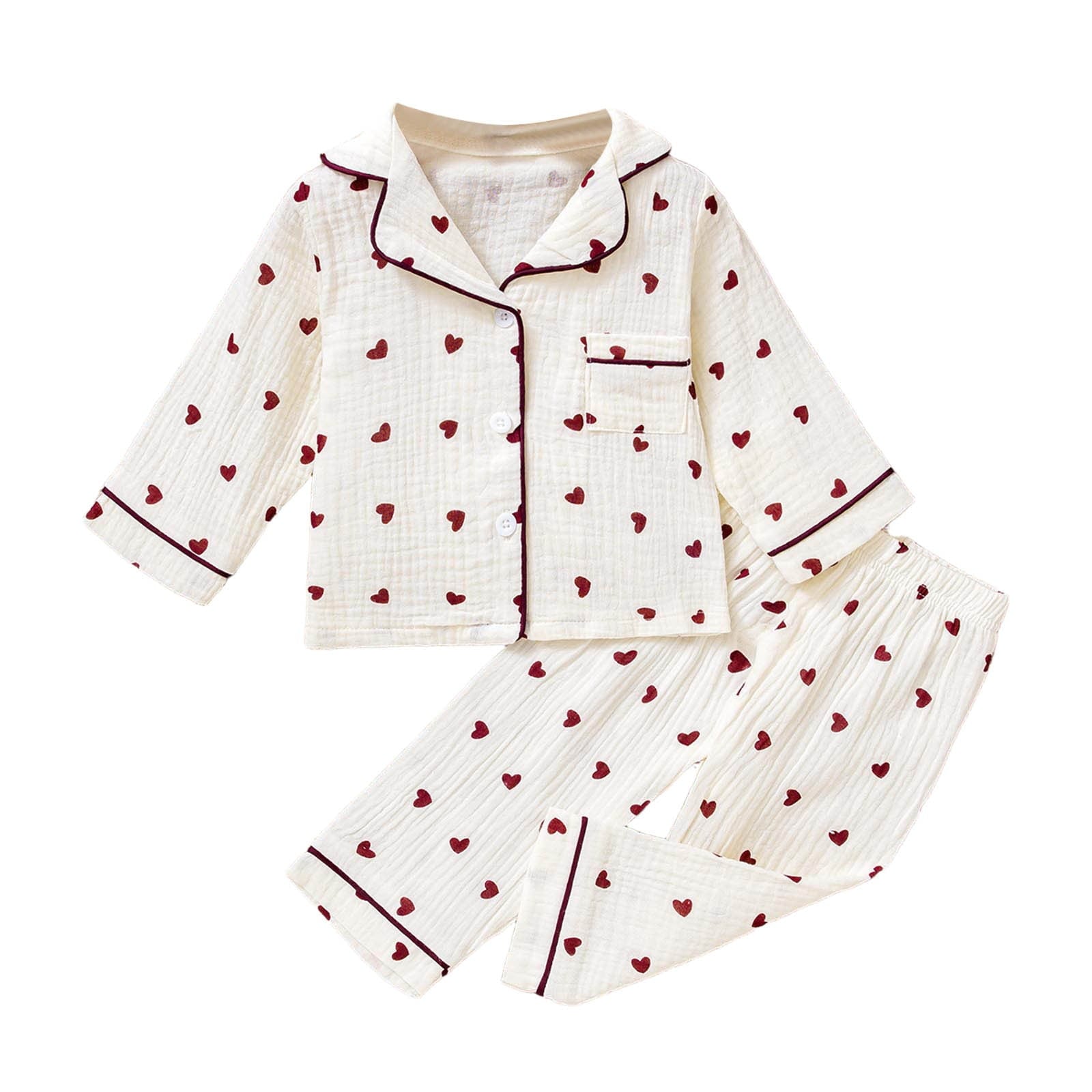 Landzoo One Boys Outfits & Sets 3 Piece Pajama Set Comfortable Round Neck Shorts Pants Wear For Kids Toddler Boys Daily Home Casual Wear Cute Cozy Children Dailywear 13-14 Years