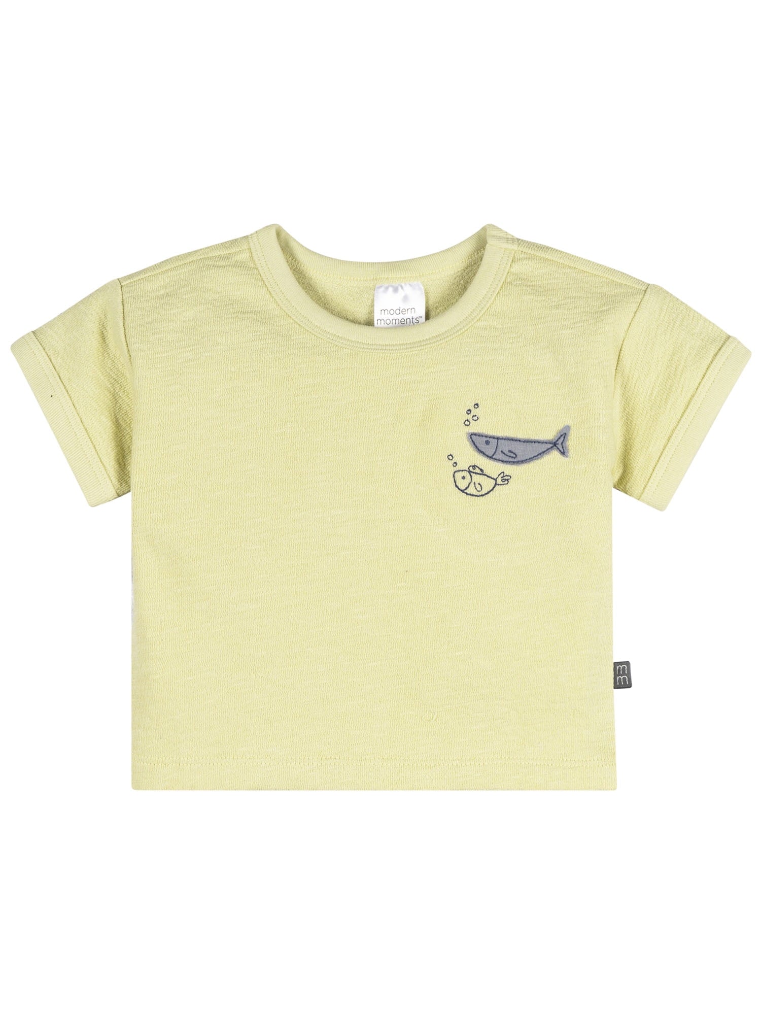 Modern Moment by Gerber Baby Boy Organic Short Sleeve Top, Sizes 0/3 Months - 24 Months