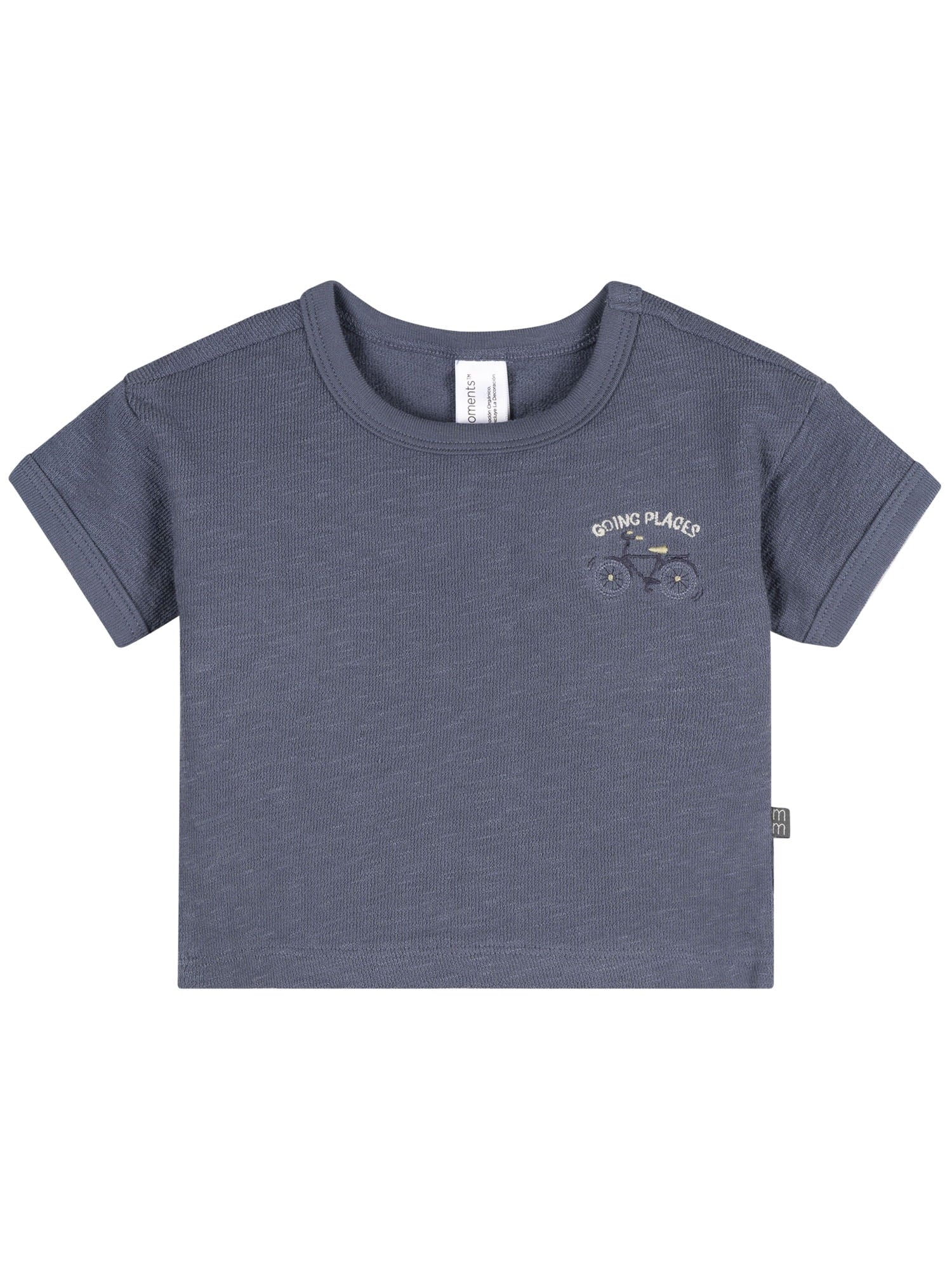 Modern Moment by Gerber Baby Boy Organic Short Sleeve Top, Sizes 0/3 Months - 24 Months