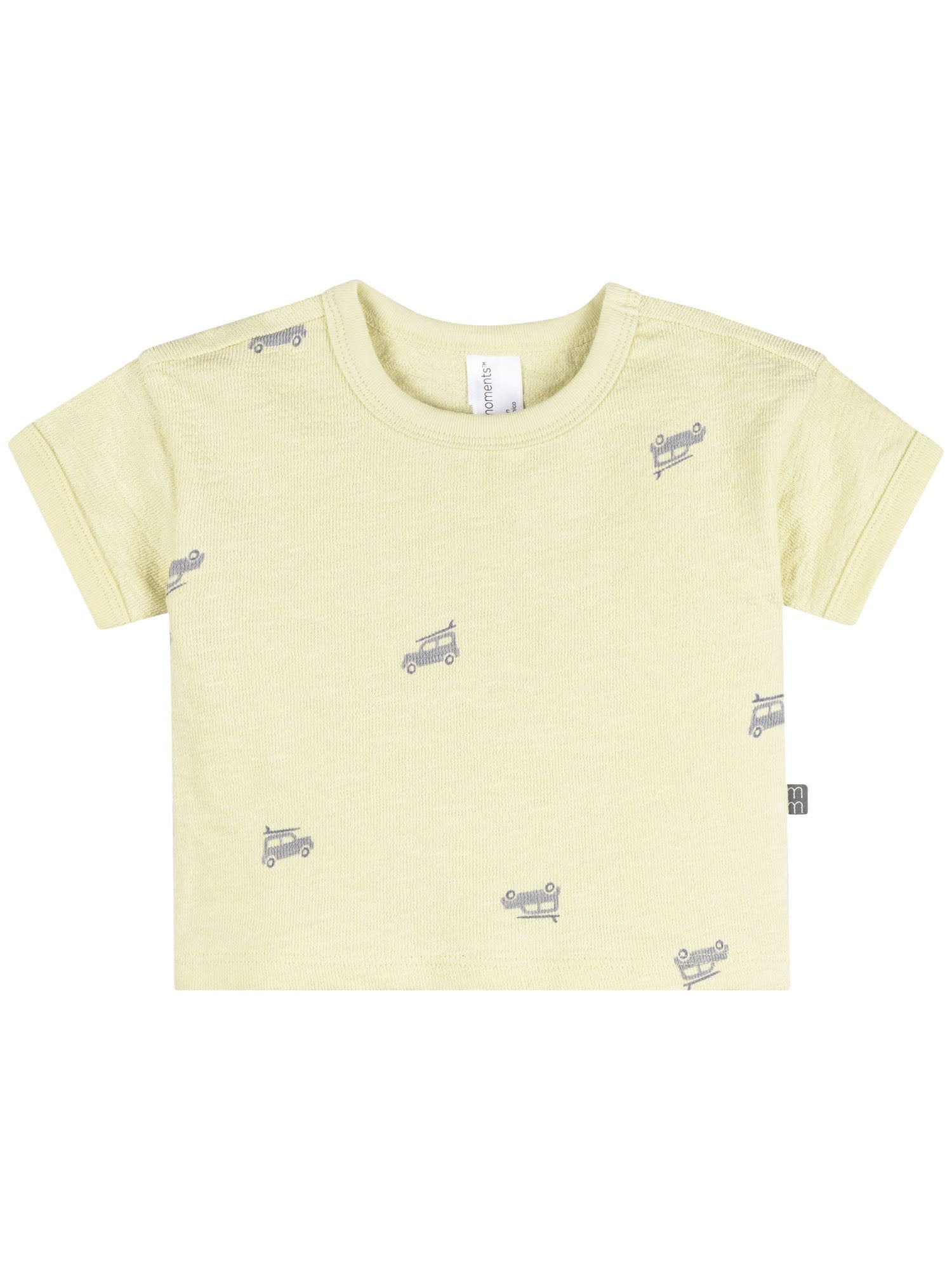 Modern Moment by Gerber Baby Boy Organic Short Sleeve Top, Sizes 0/3 Months - 24 Months