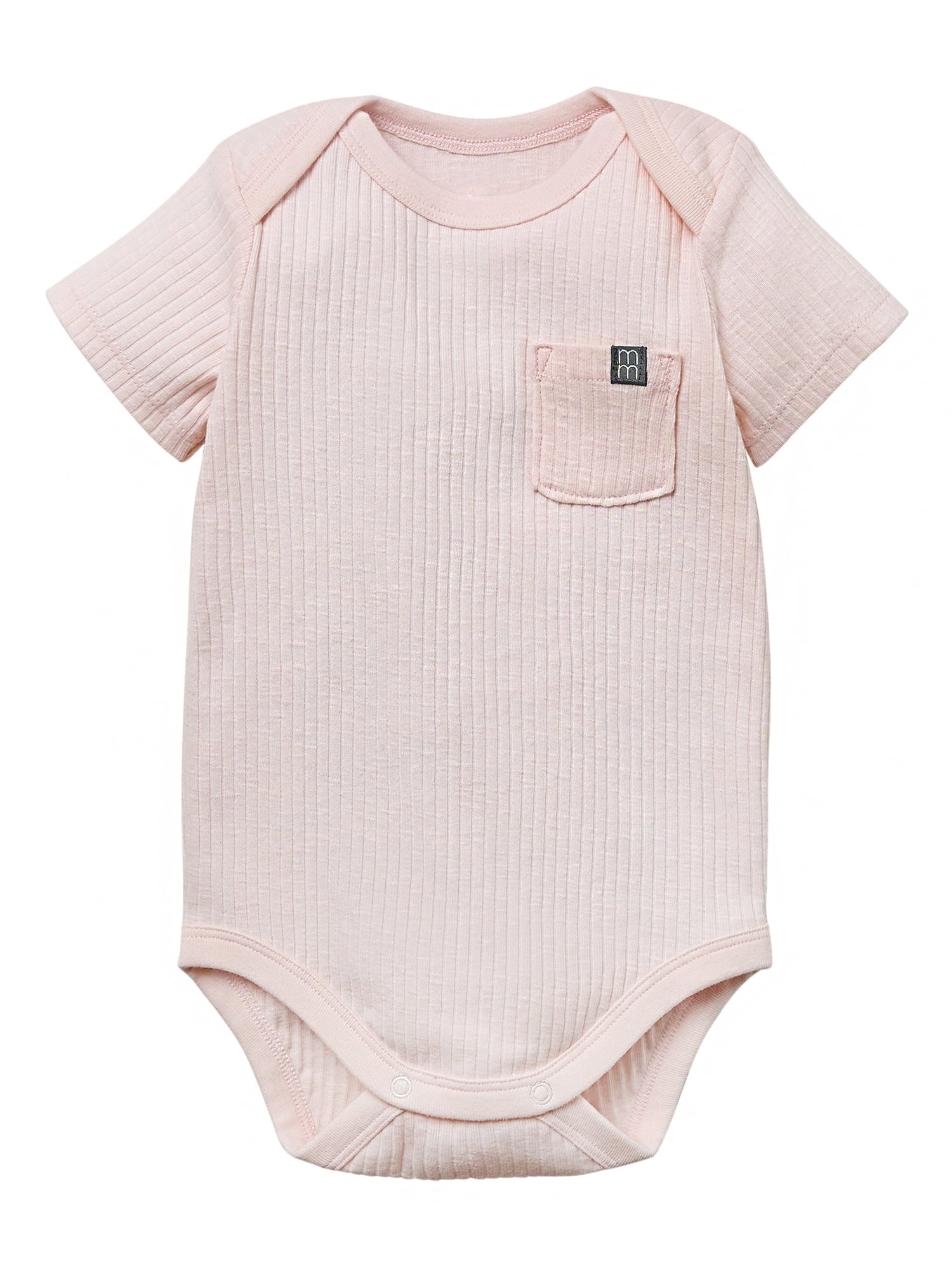 Modern Moments by Gerber Baby Neutral Organic Short Sleeve Bodysuit, Sizes 0/3 Months - 24 Months