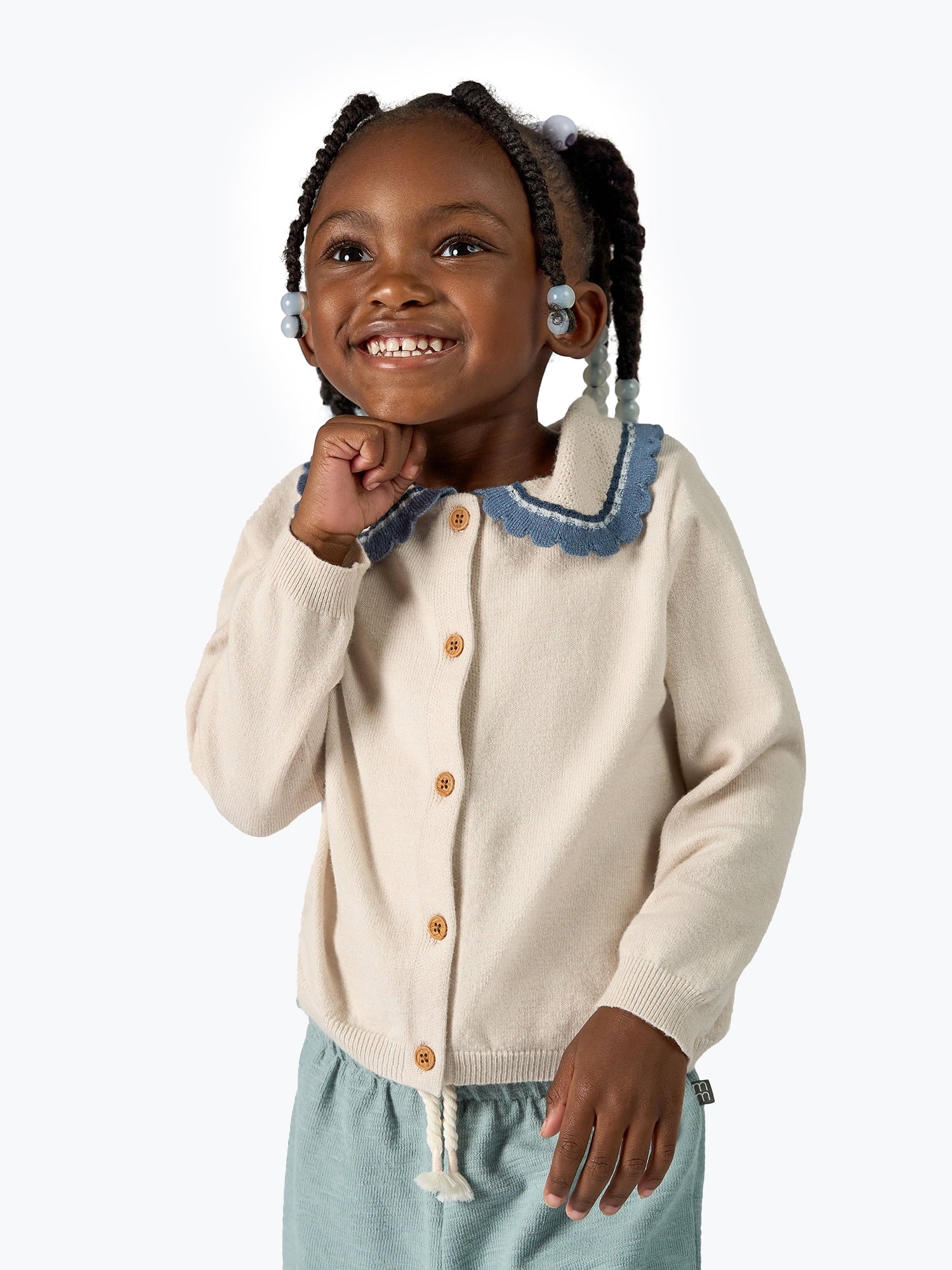Modern Moments by Gerber Toddler Girl Puff Sleeve Sweater, Sizes 12M-5T