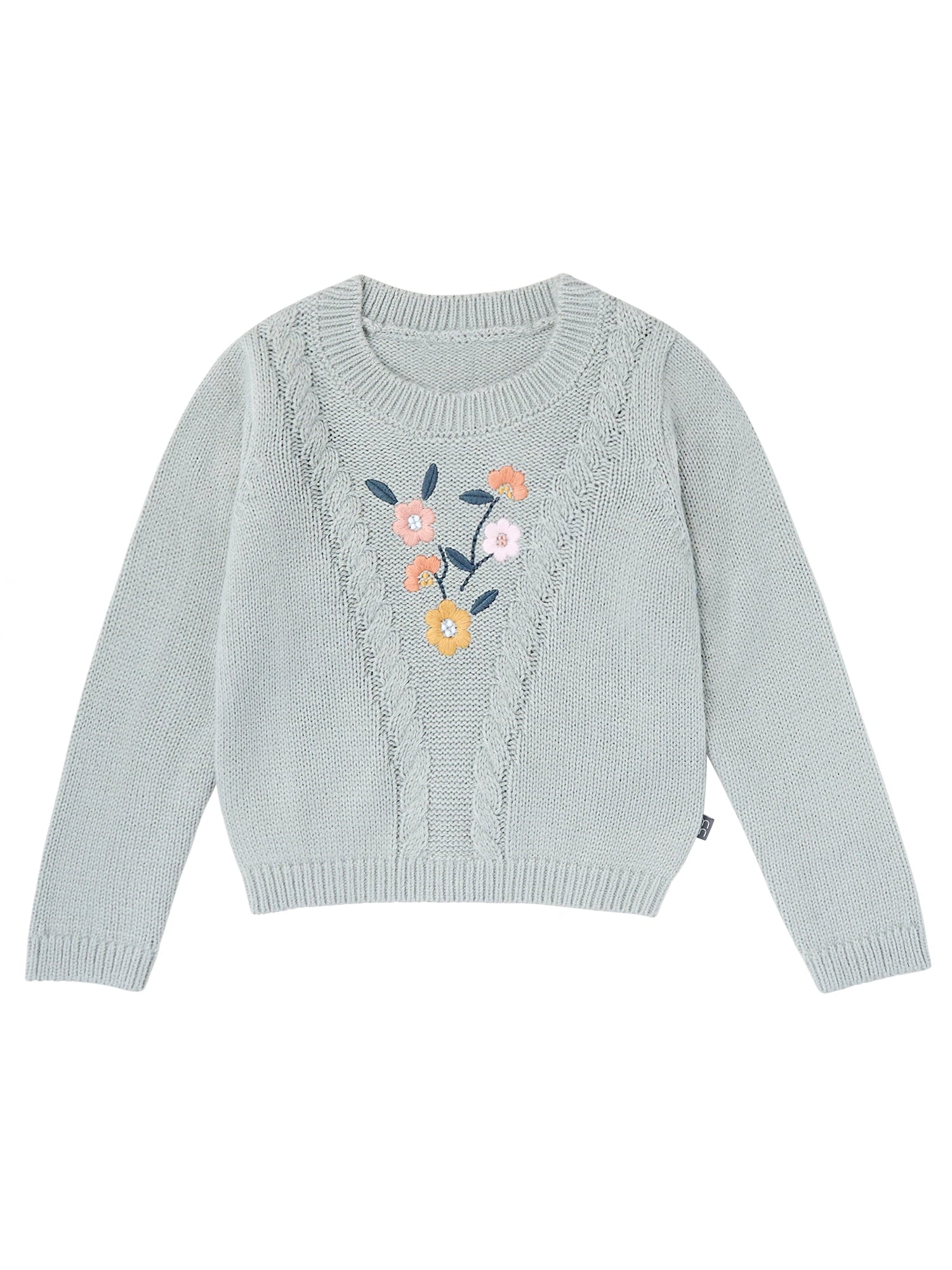 Modern Moments by Gerber Toddler Girl Puff Sleeve Sweater, Sizes 12M-5T