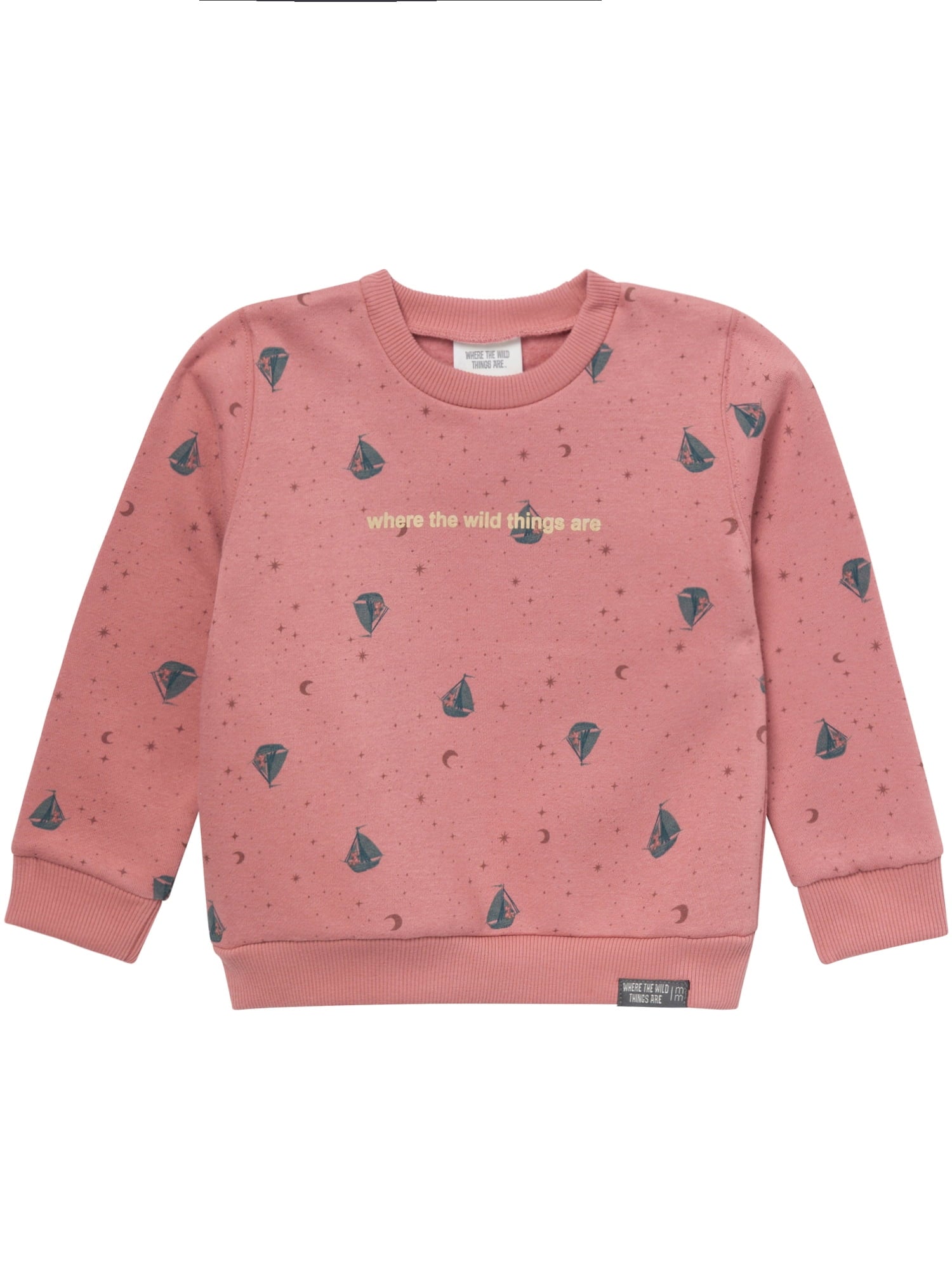 Modern Moments x Where the Wild Things Are Baby and Toddler Neutral Elevated Sweatshirt, Sizes 0/3 Months - 5T