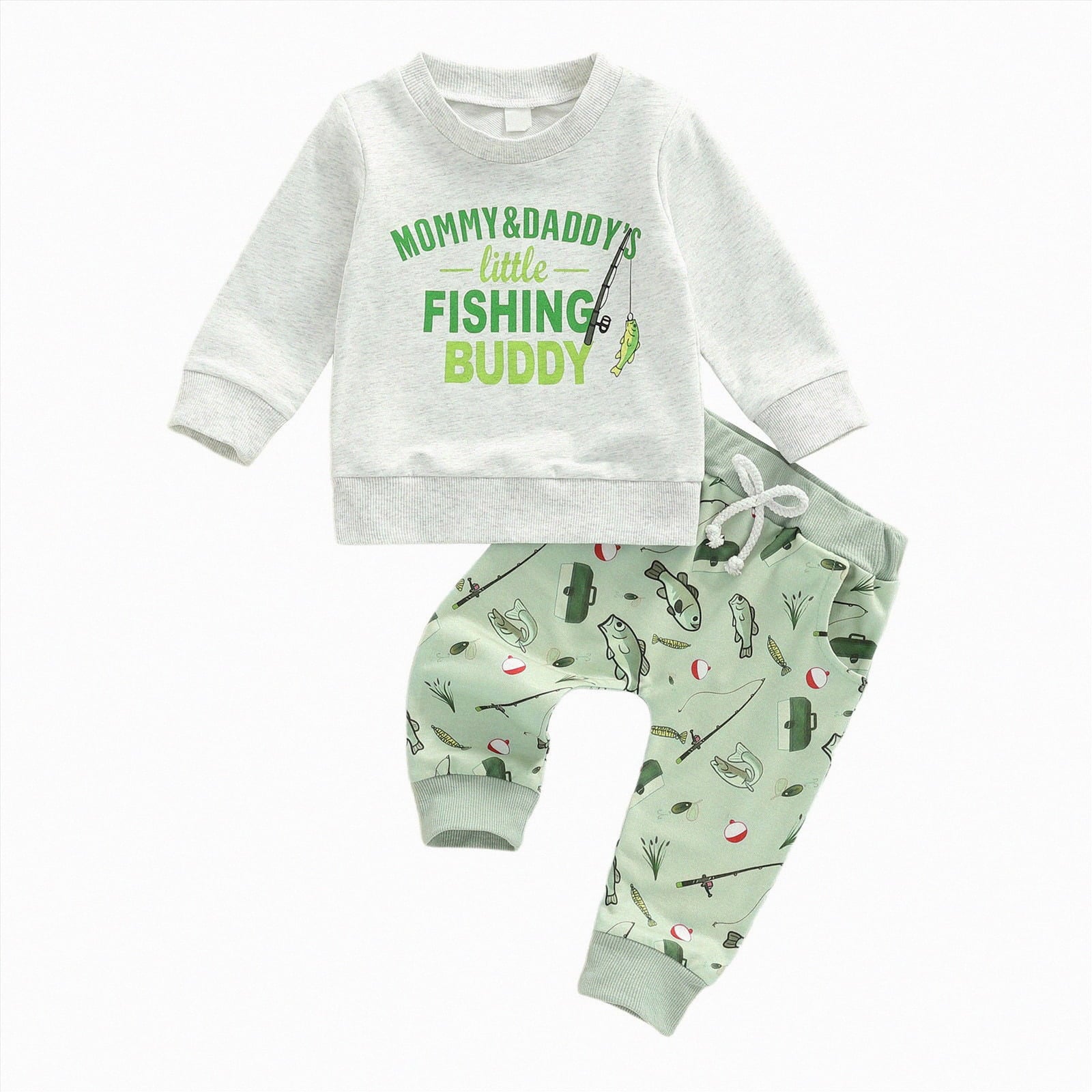 TAmten Baby Boy Clothes 12-18 Months Fall Winter Outfits Letter Crewneck Sweatshirt Casual Pants 2Pcs Clothes Set Fall Outfits Winter Clothes Set(AG,3-6 Months)