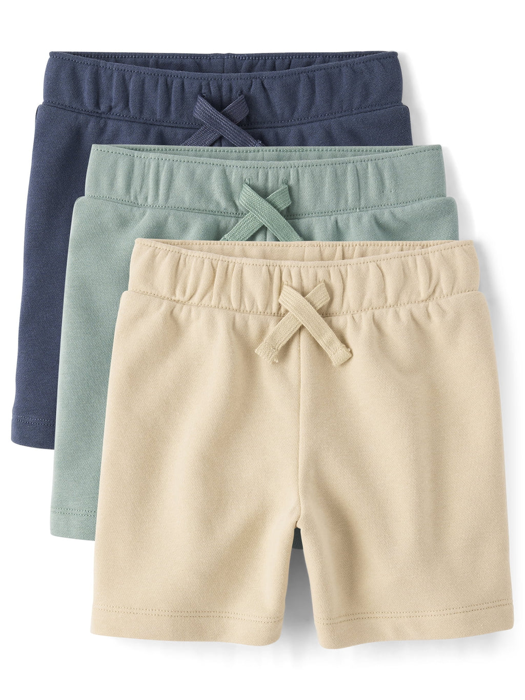 The Children's Place Baby & Toddler Boys Pull On French Terry Short, 3-Pack, Sizes 6M-5T