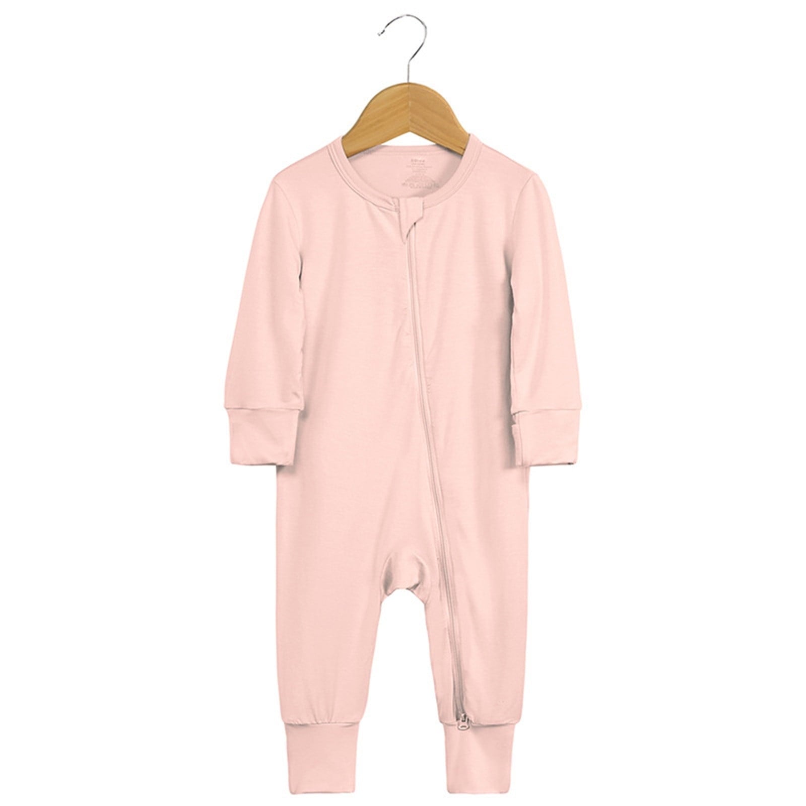 Footie Pajamas for Kids Baby Cotton Rompers Footed Pajamas Zipper Long Sleeve Sleeper Jumpsuit Baby Clothing 6-12 Months