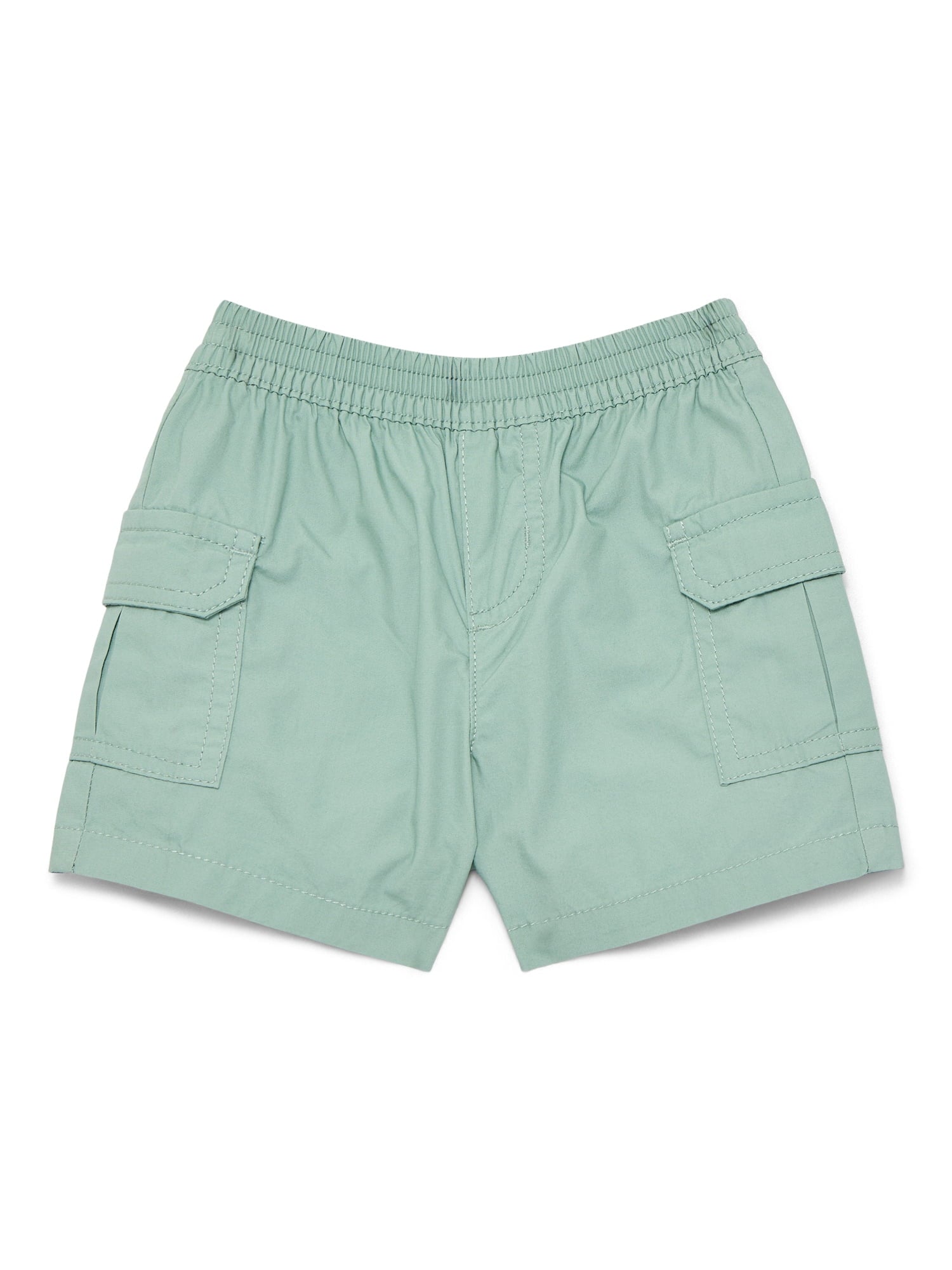 Wonder Nation Baby Boys Cotton Twill Drawstring Shorts, Sizes 0M-24M