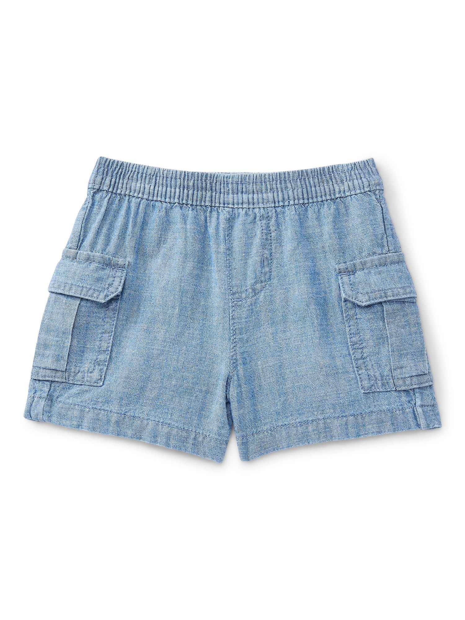 Wonder Nation Baby Boys Cotton Twill Drawstring Shorts, Sizes 0M-24M
