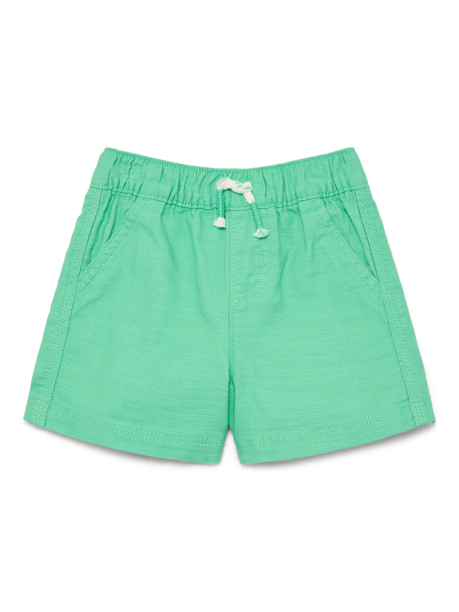 Wonder Nation Baby Boys Cotton Twill Drawstring Shorts, Sizes 0M-24M