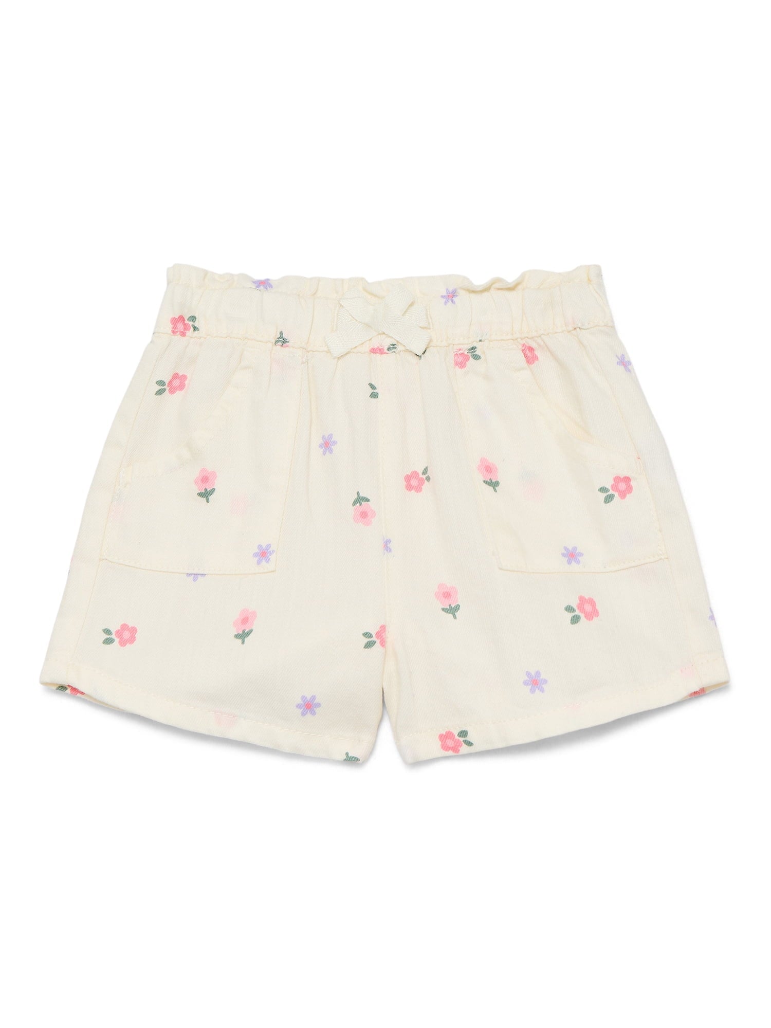 Wonder Nation Baby Girl Woven Shorts, Sizes 0-24 Months