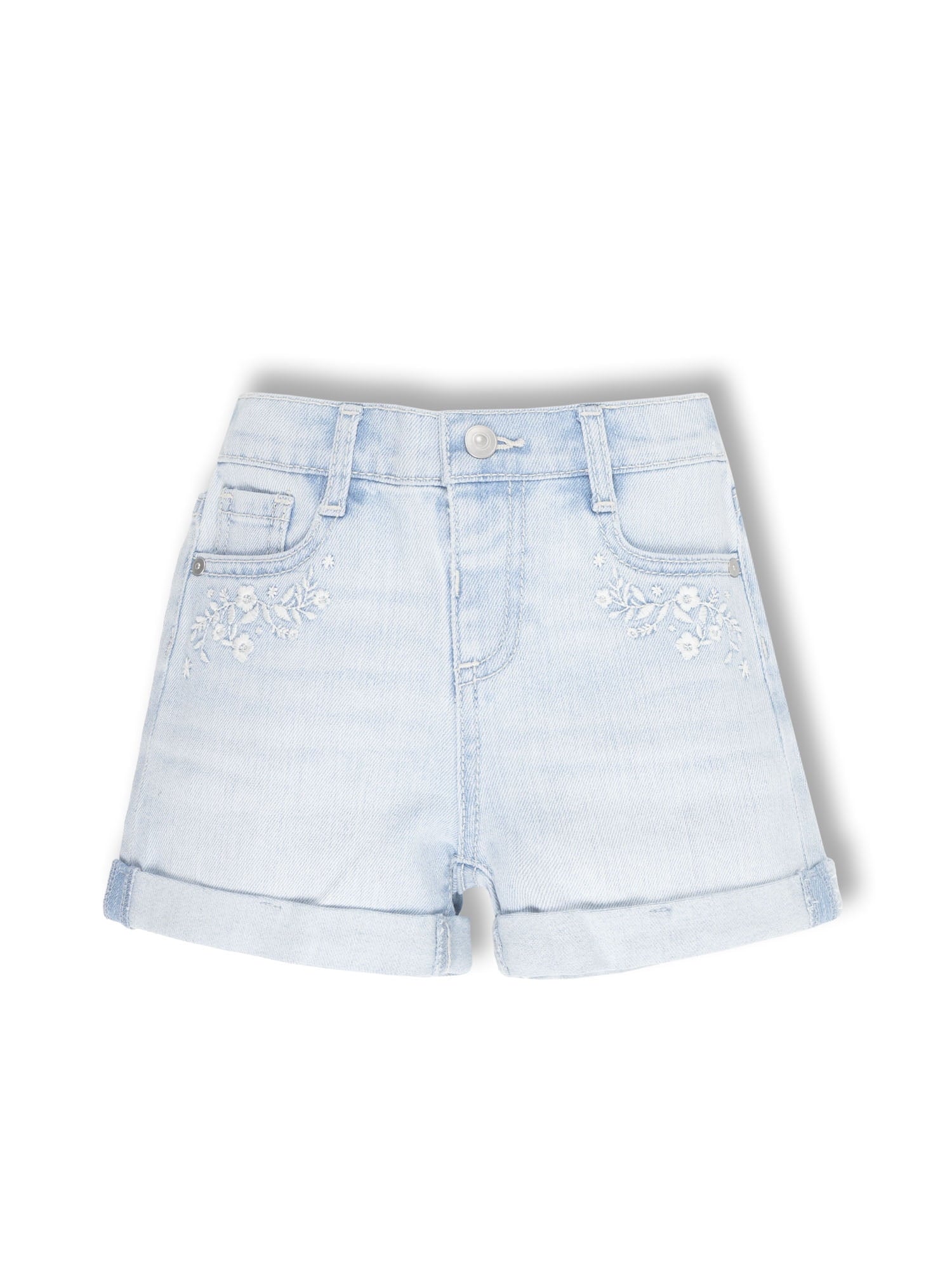 Wonder Nation Toddler Girl Denim Short, Sizes 12 Months - 5T