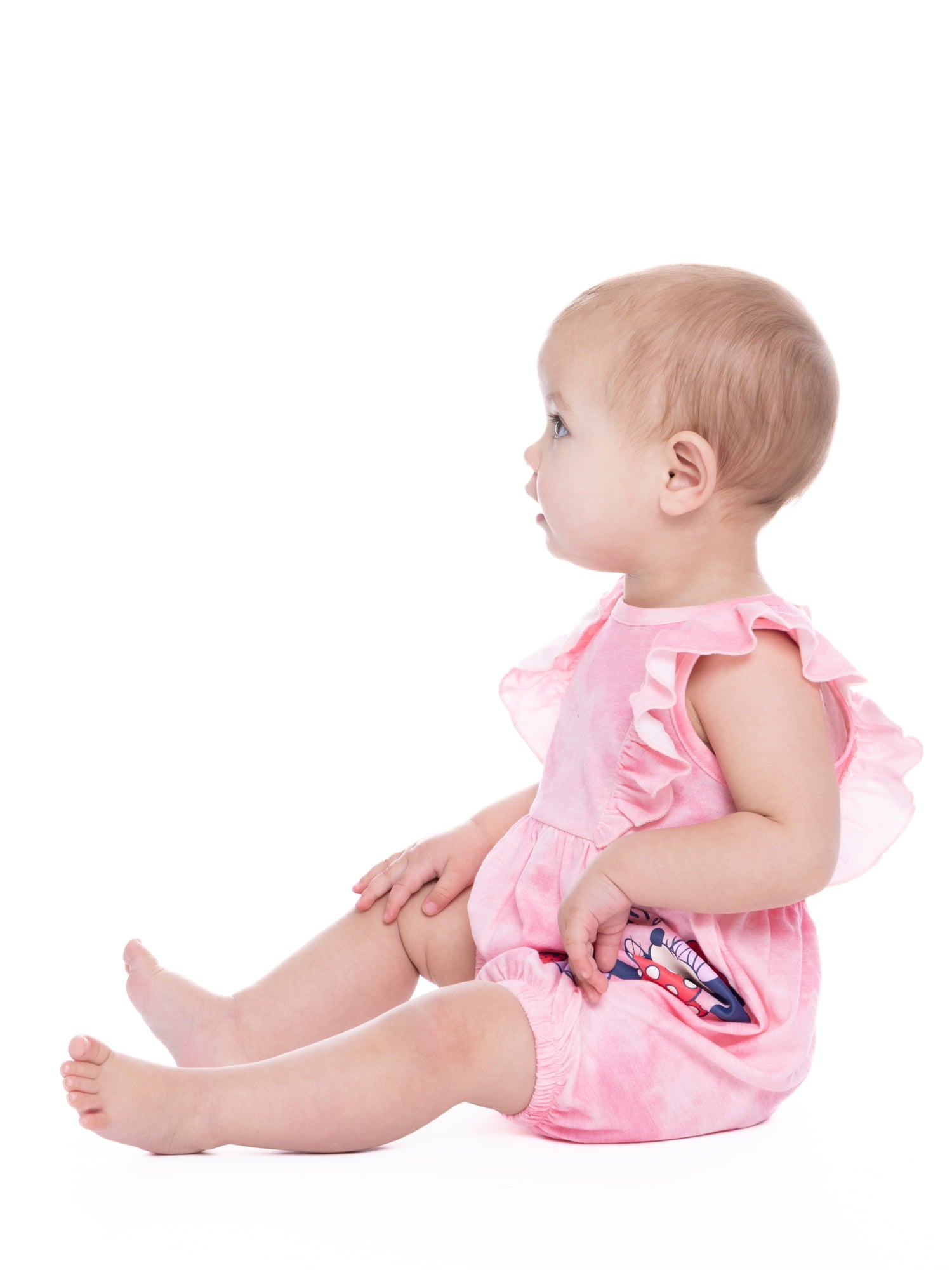 Minnie Mouse Baby Girls Romper Set, 2-Pack, Sizes 0-24 Months