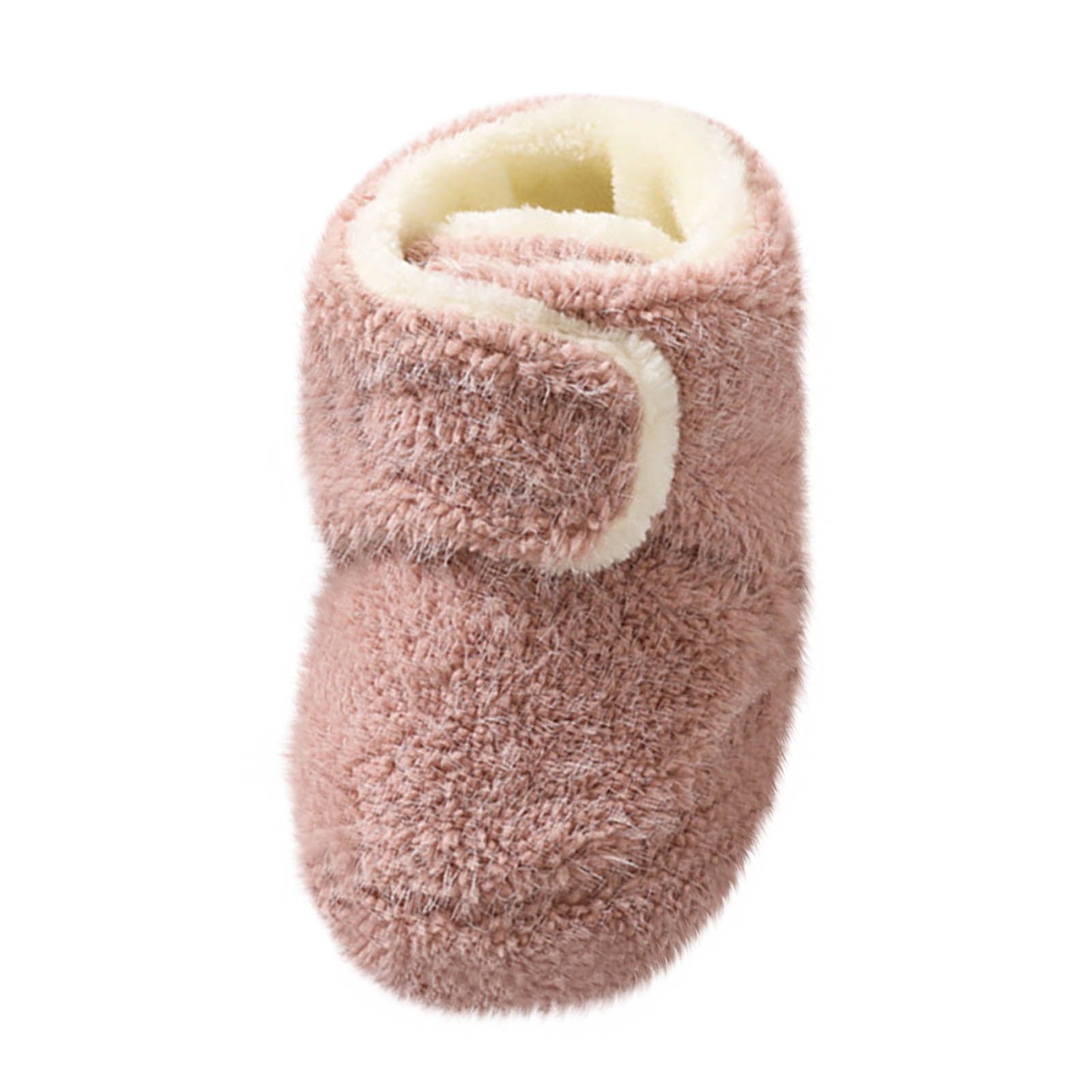 FAIWAD Baby Infants Girls Boys Fleece Warm Sock Shoes Toddlers Solid Color Winter House Slipper Shoes
