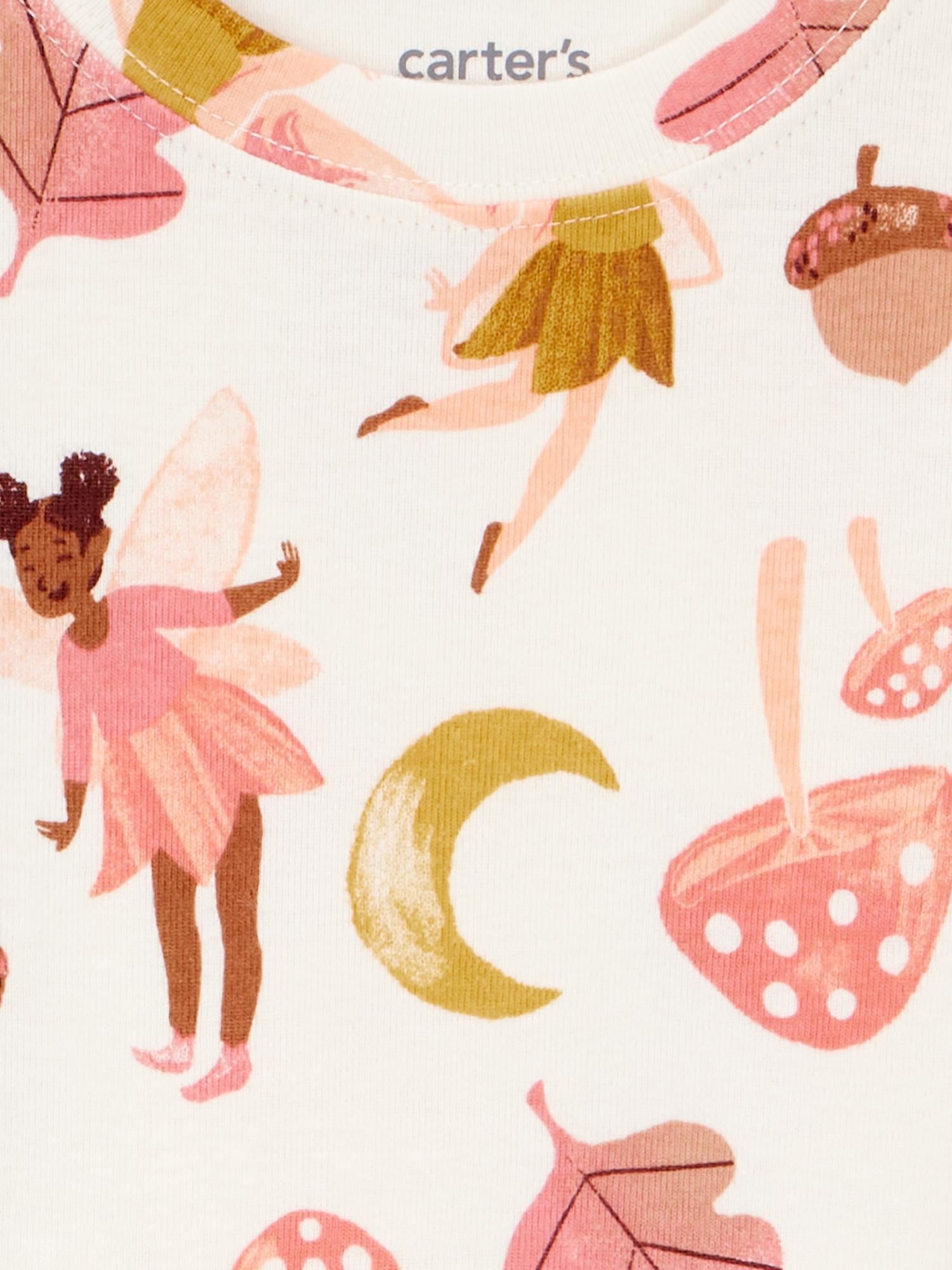 Carter's Child of Mine Toddler Boys or Girls Long Sleeve Top and Pants Pajama Set, 2-Piece, Sizes 12M-5T