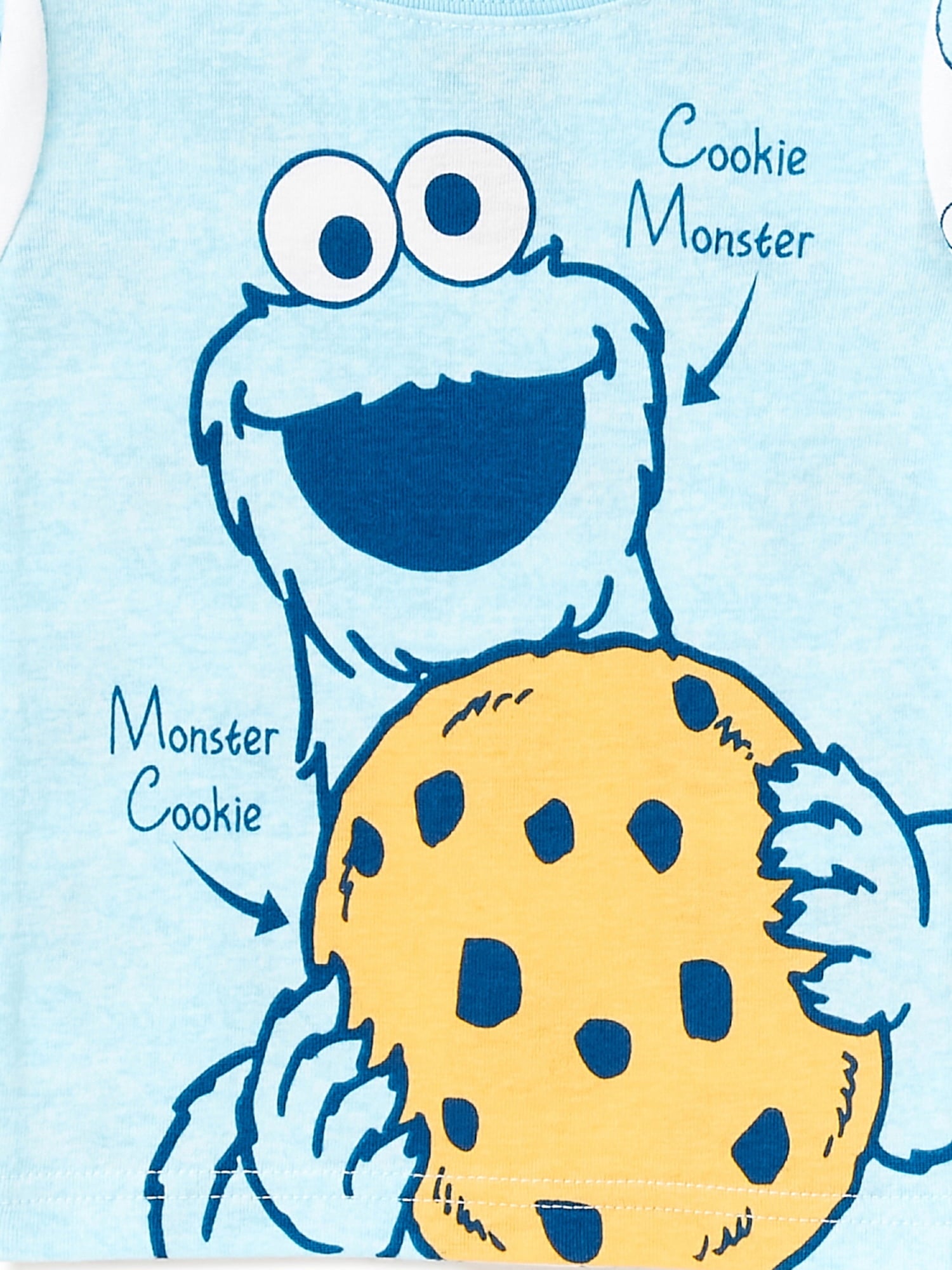 Sesame Street Baby Boy Cotton Sleepwear, Sizes 9M-24M