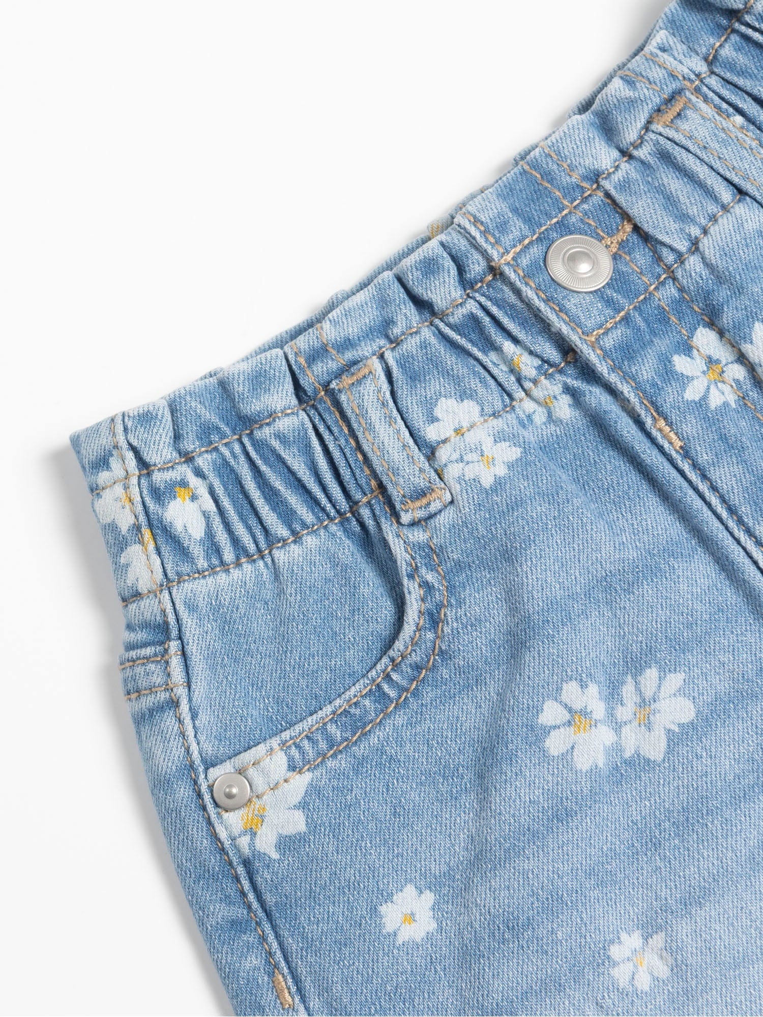 Wonder Nation Toddler Girl Denim Short, Sizes 12 Months - 5T