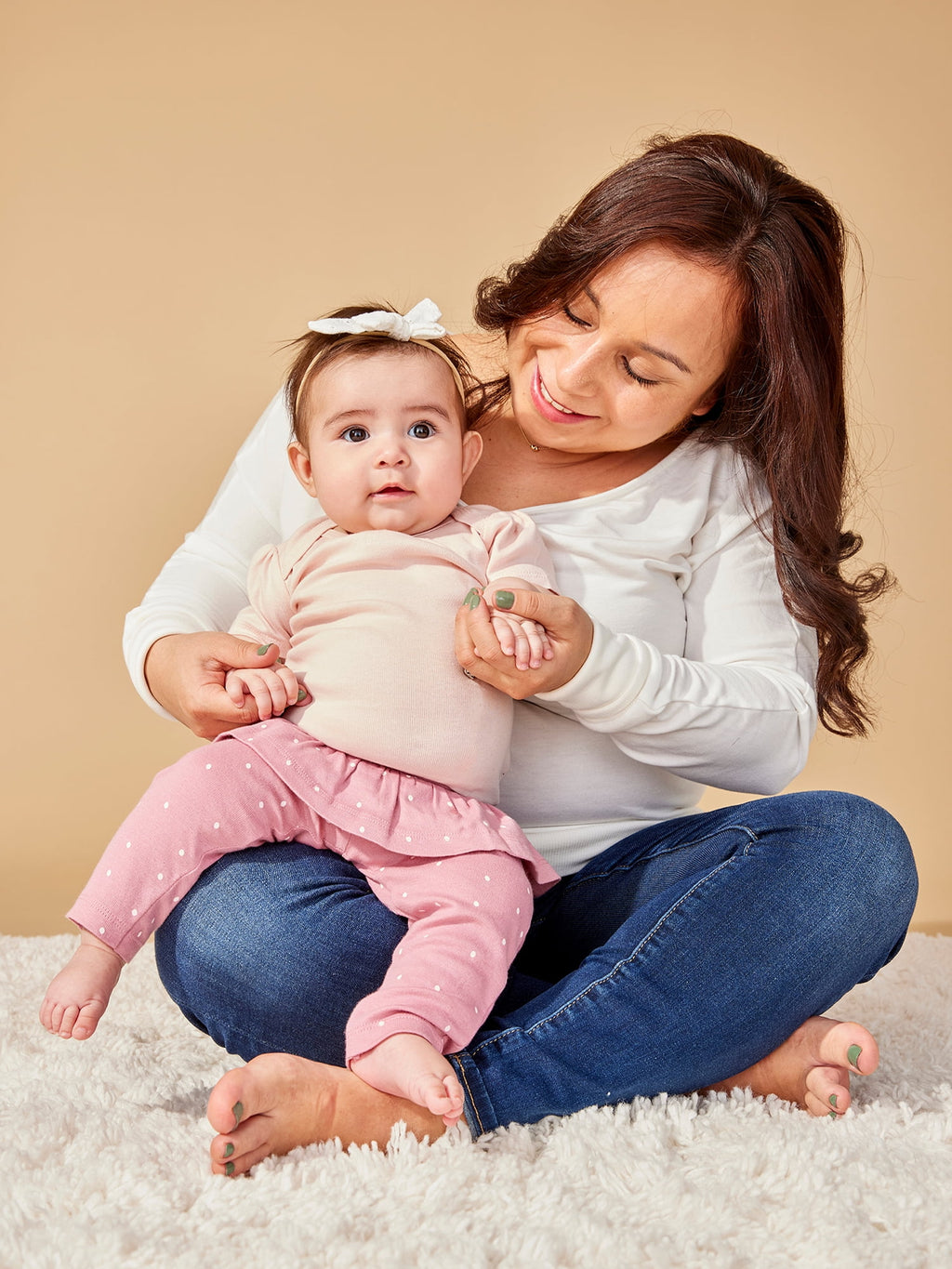 Little Star 100% Organic Cotton 2-Pack Baby Girl Pants